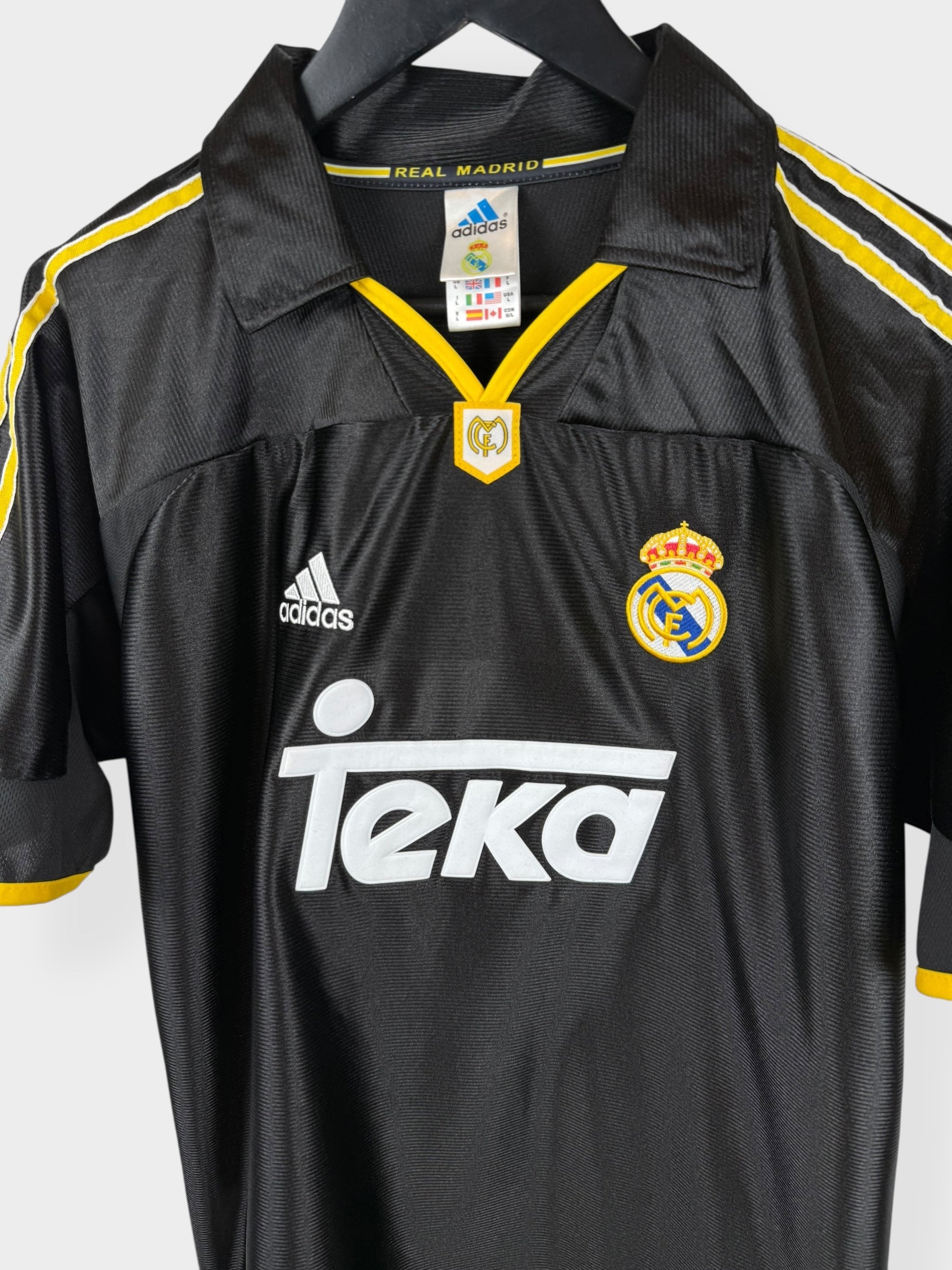 1999-00 REAL MADRID AWAY SHIRT SEEDORF #10 L - Authentic Football Club