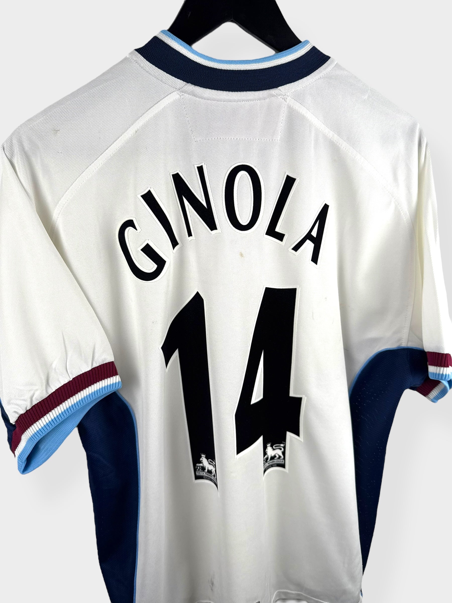 MAILLOT THIRD ASTON VILLA 2000-01 GINOLA #14 M