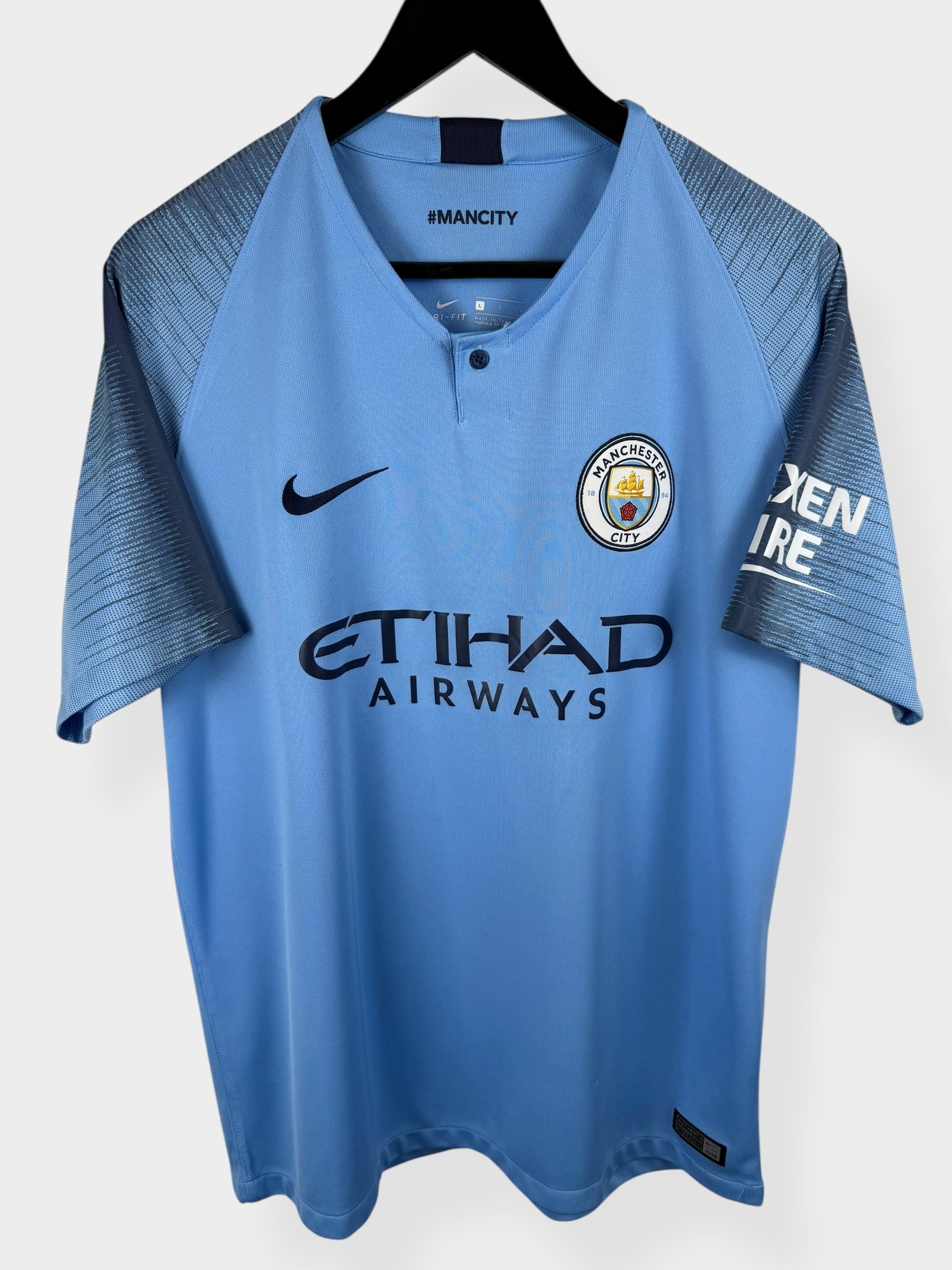2018-19 MANCHESTER CITY DE BRUYNE #17 L