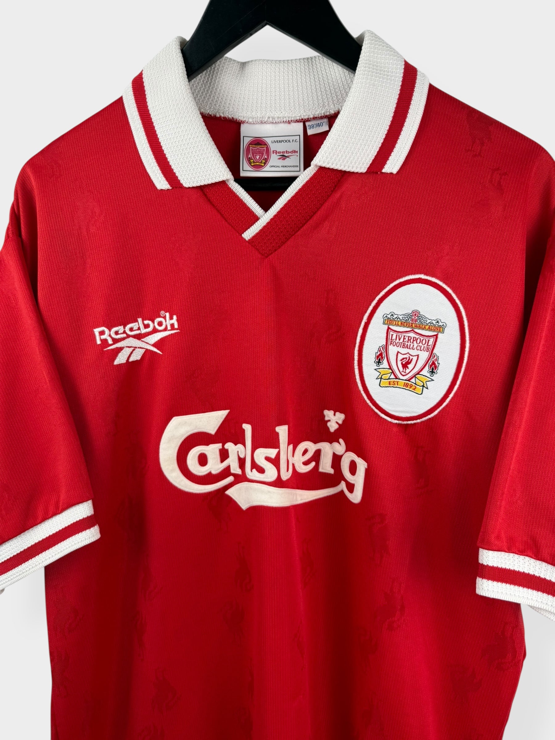 1996-98 LIVERPOOL HOME SHIRT FOWLER #9 M