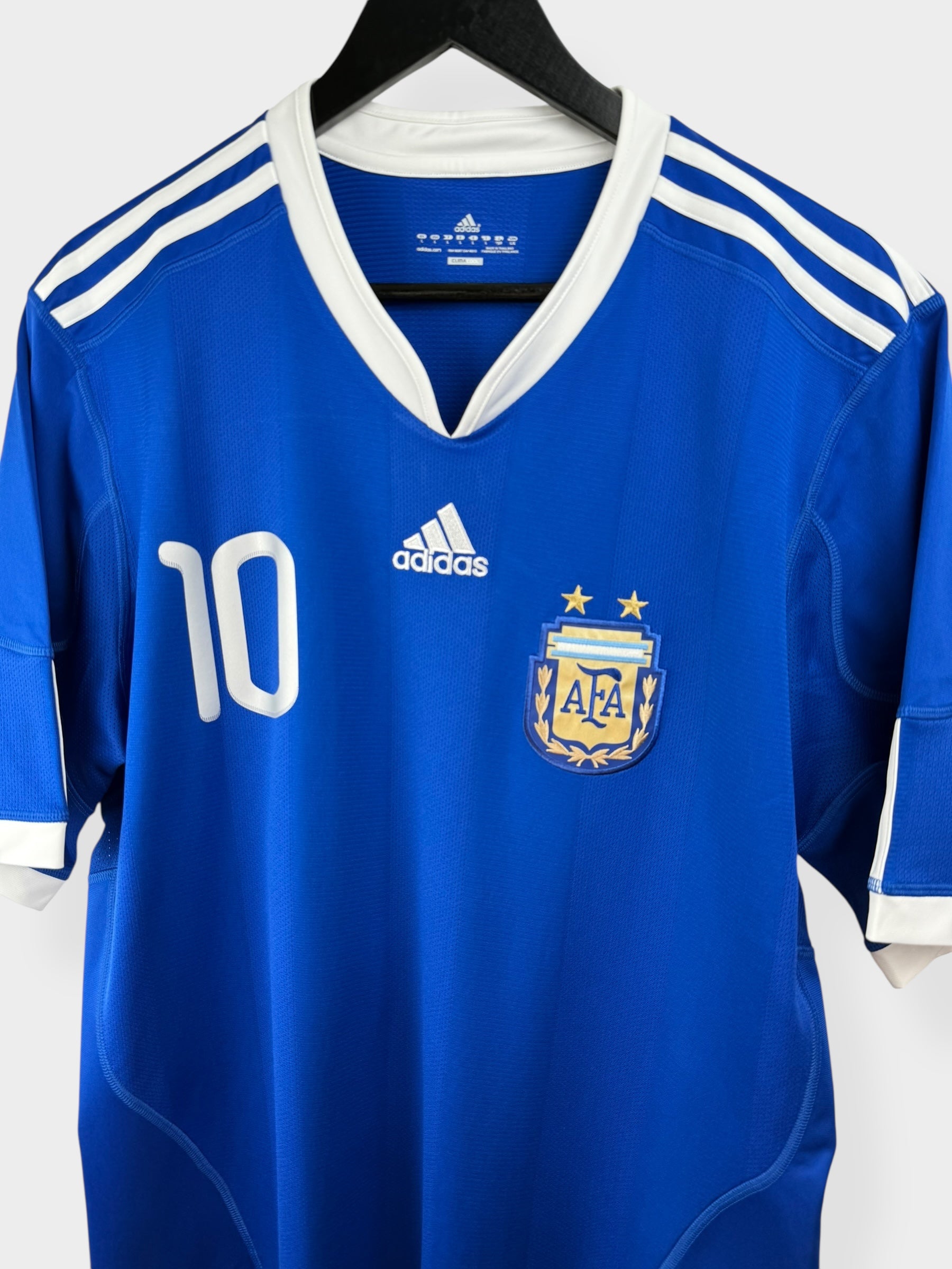 2010-11 ARGENTINIEN AUSWÄRTSTRIKOT MESSI #10 L