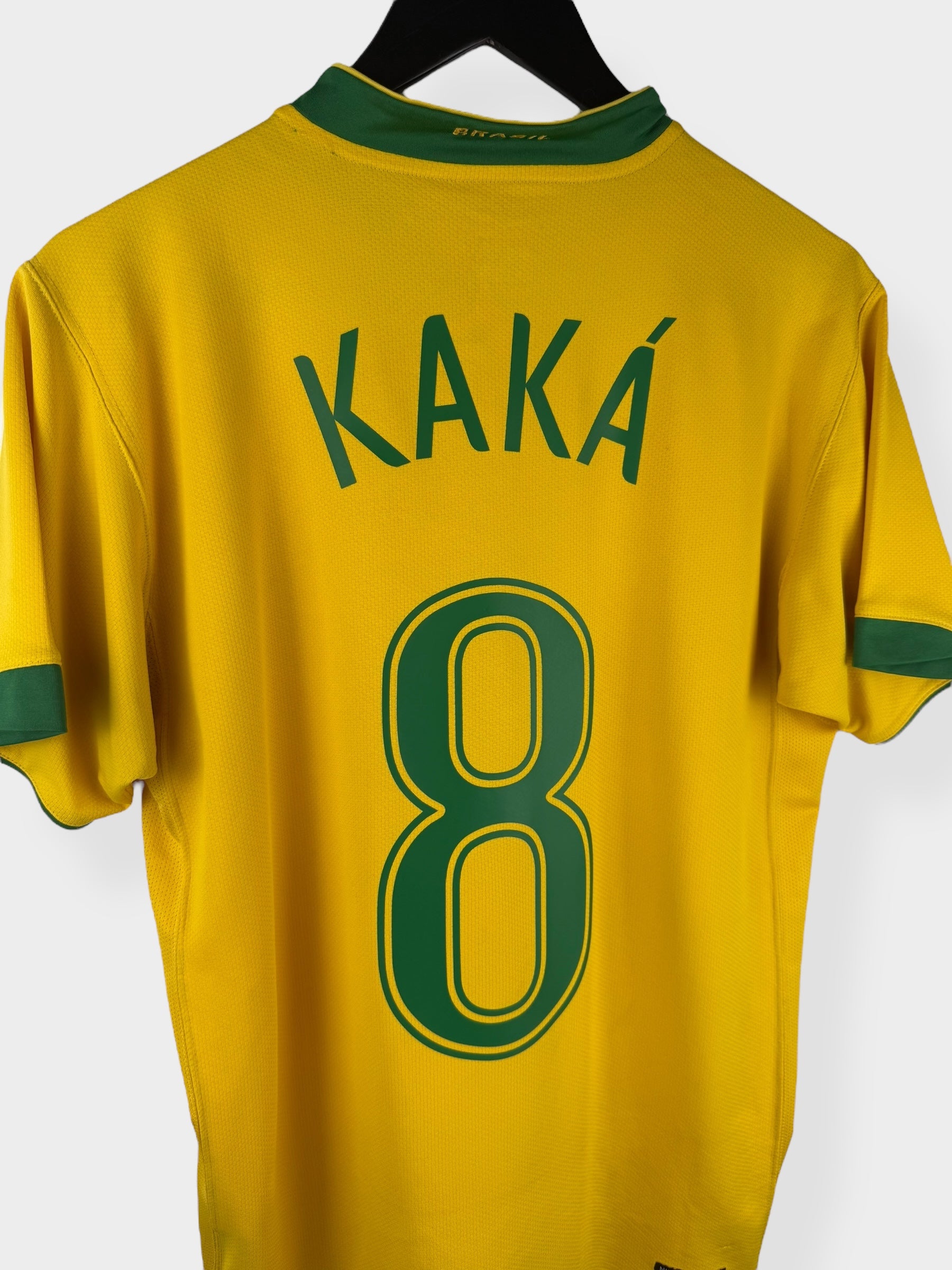 2006-08 BRAZIL HOME SHIRT KAKA #8 M