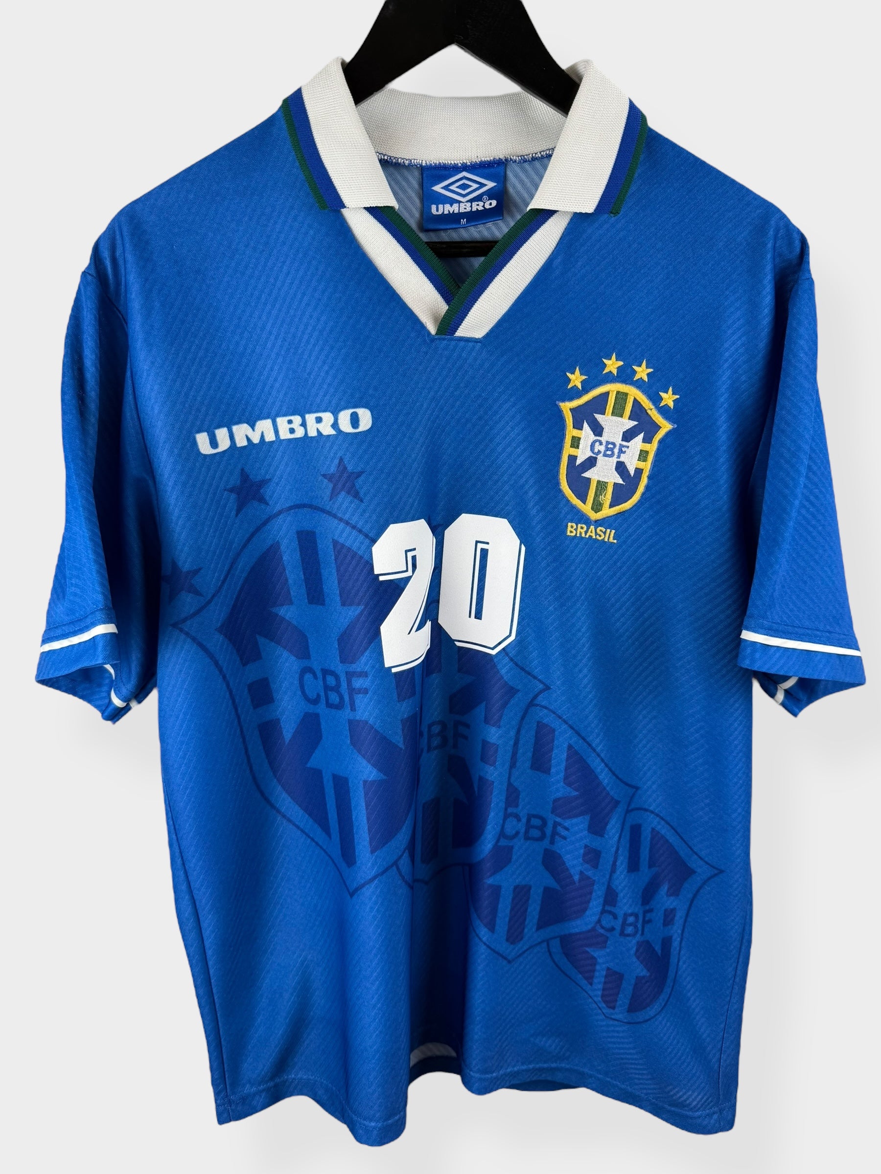 1994-96 BRAZIL AWAY SHIRT RONALDO #20 M