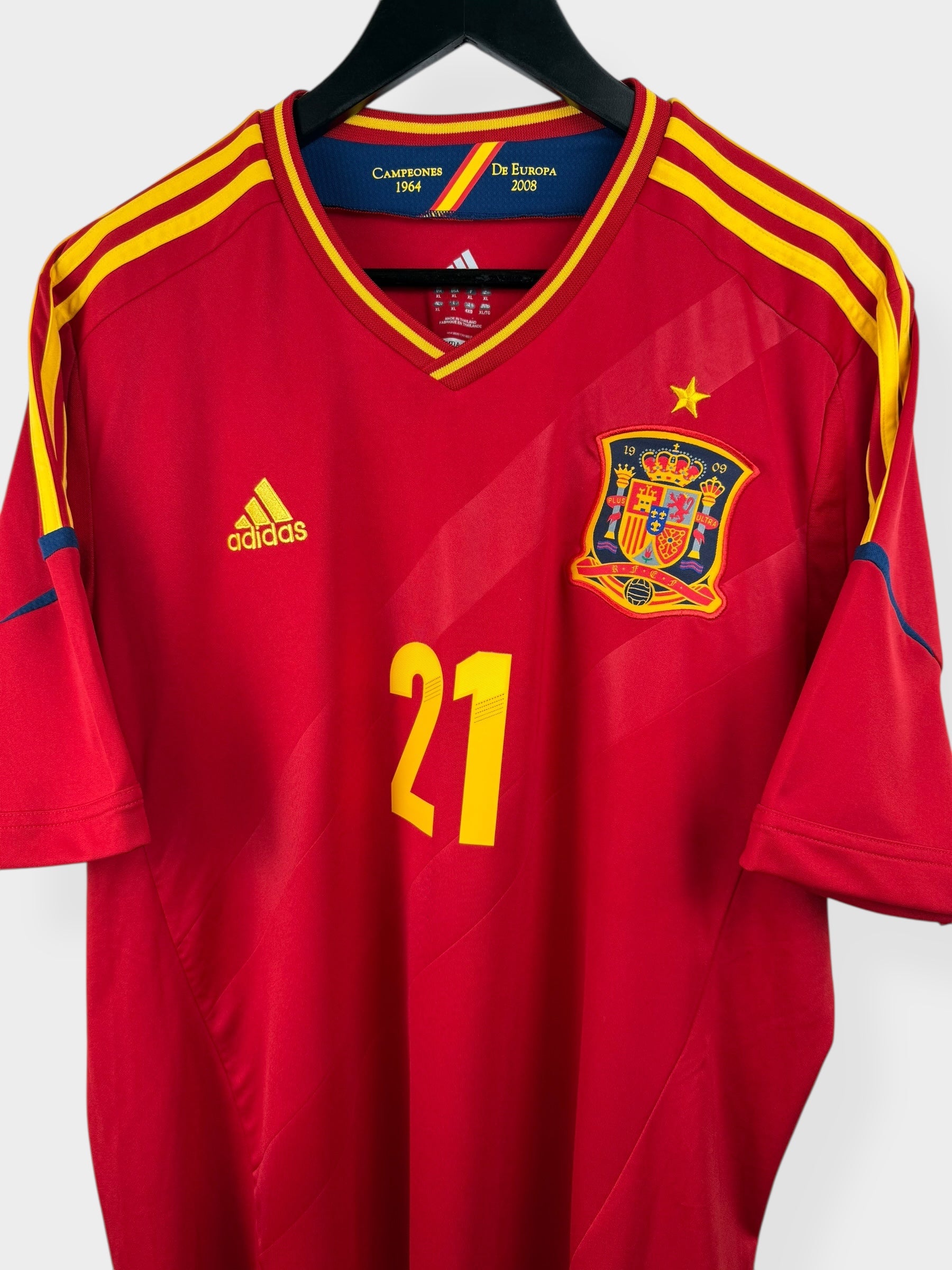 2011-12 SPAIN THUISSHIRT SILVA #21 XL