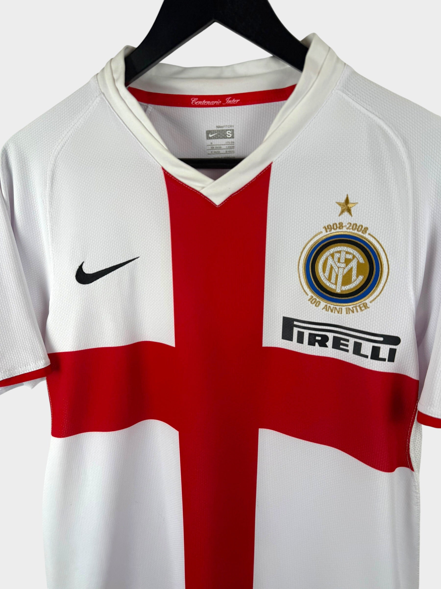 2007-08 INTER MILAN AWAY SHIRT FIGO #7 S