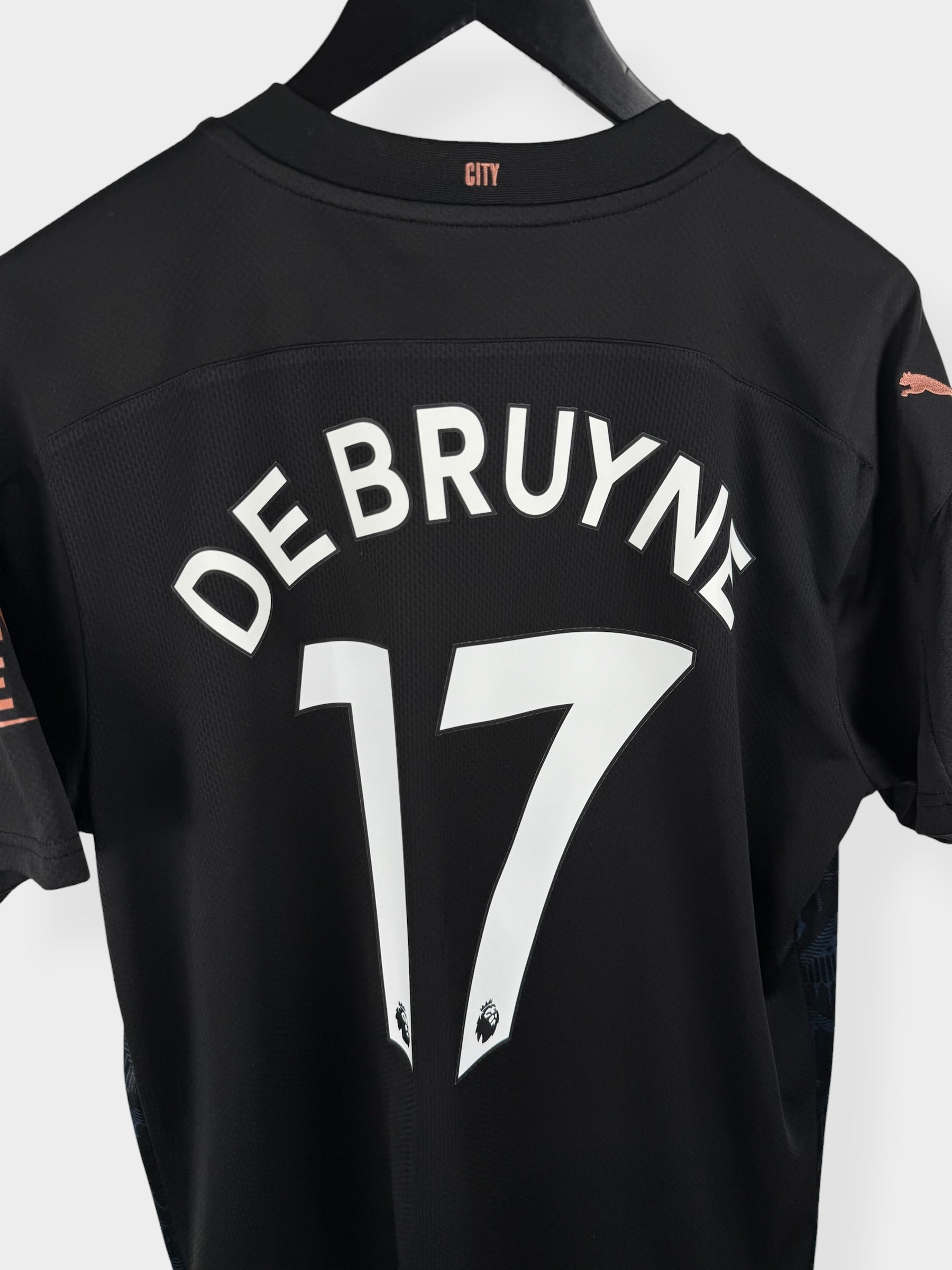 MAILLOT EXTÉRIEUR MANCHESTER CITY 2020-21 DE BRUYNE #17 L