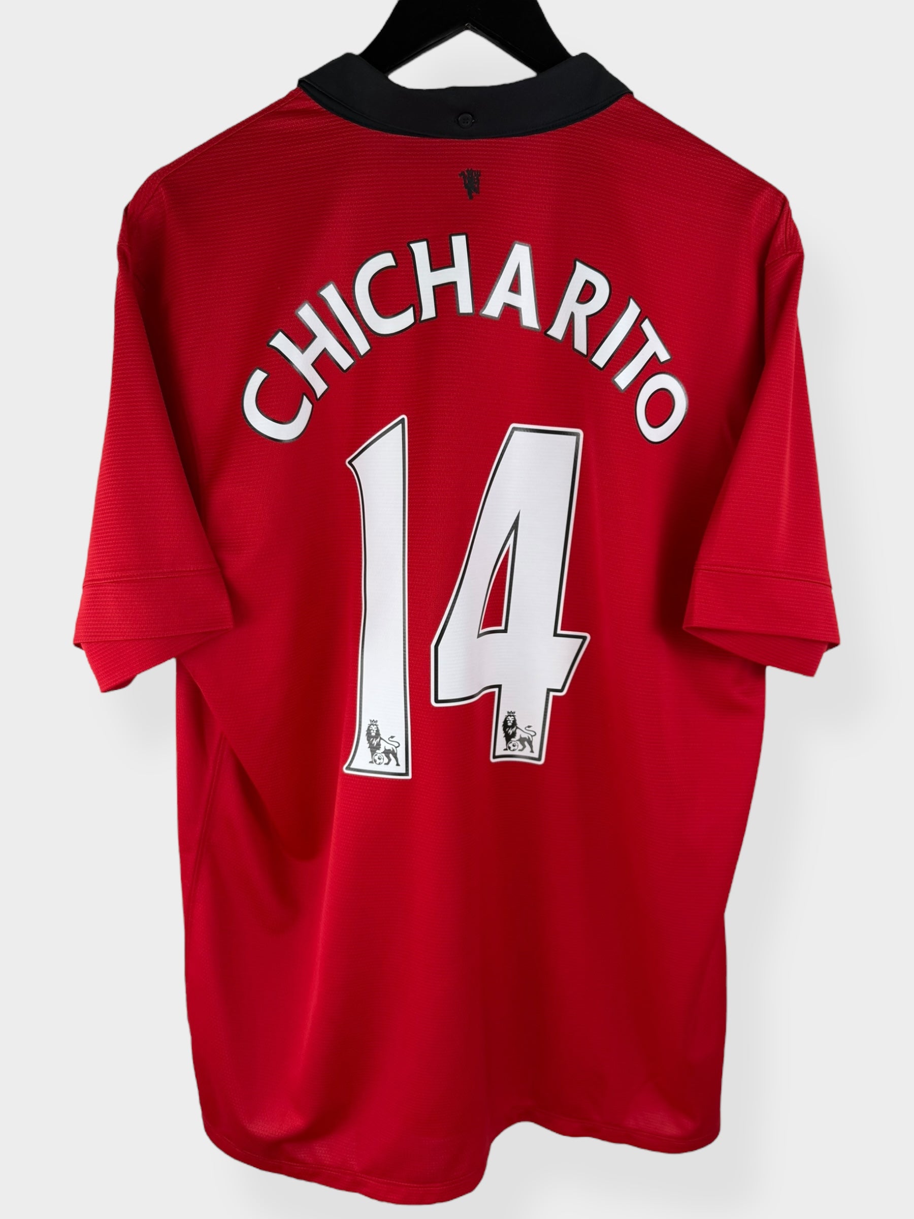 2013-14 MANCHESTER UNITED HOME SHIRT CHICHARITO #14 XL