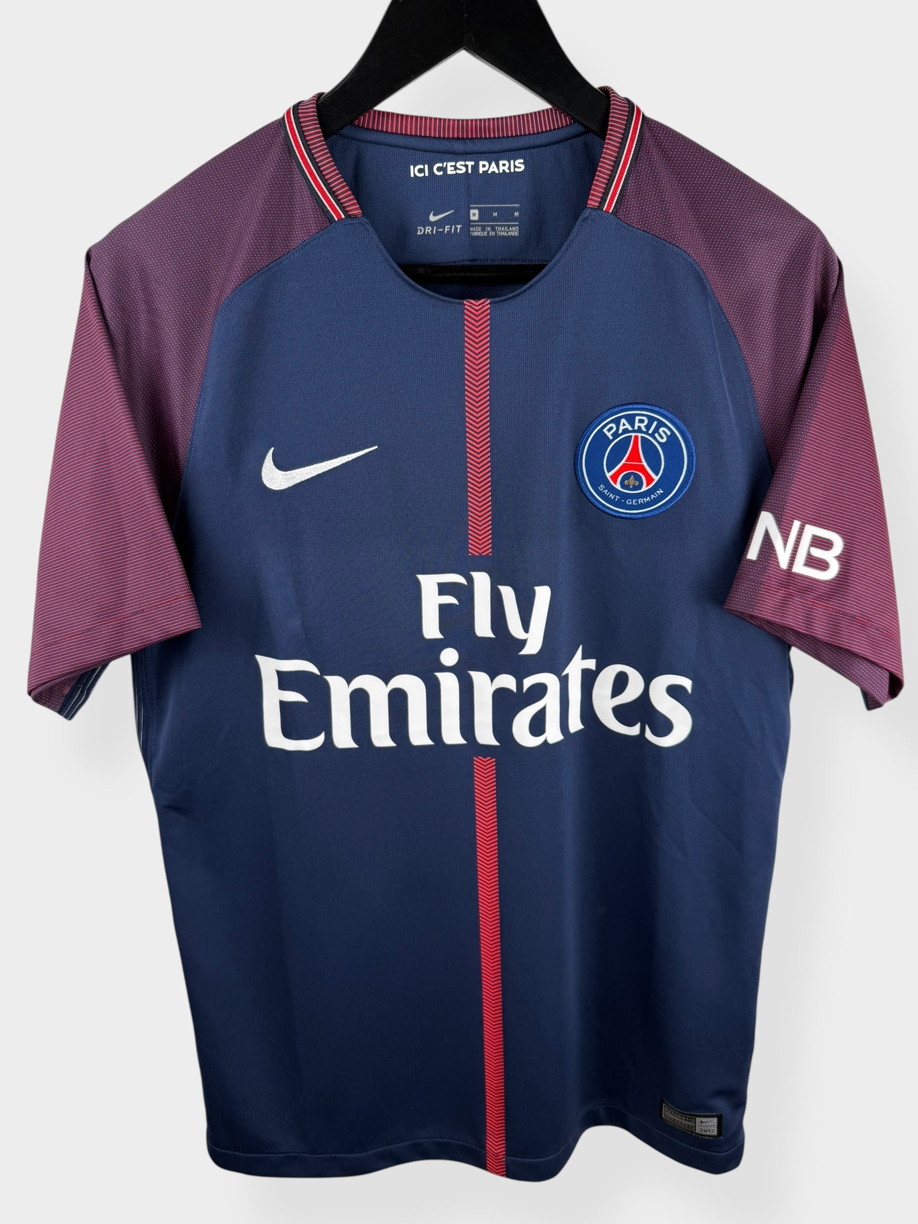 2017-18 PARIS-SAINT GERMAIN HOME SHIRT NEYMAR JR #10 M - Authentic Football Club