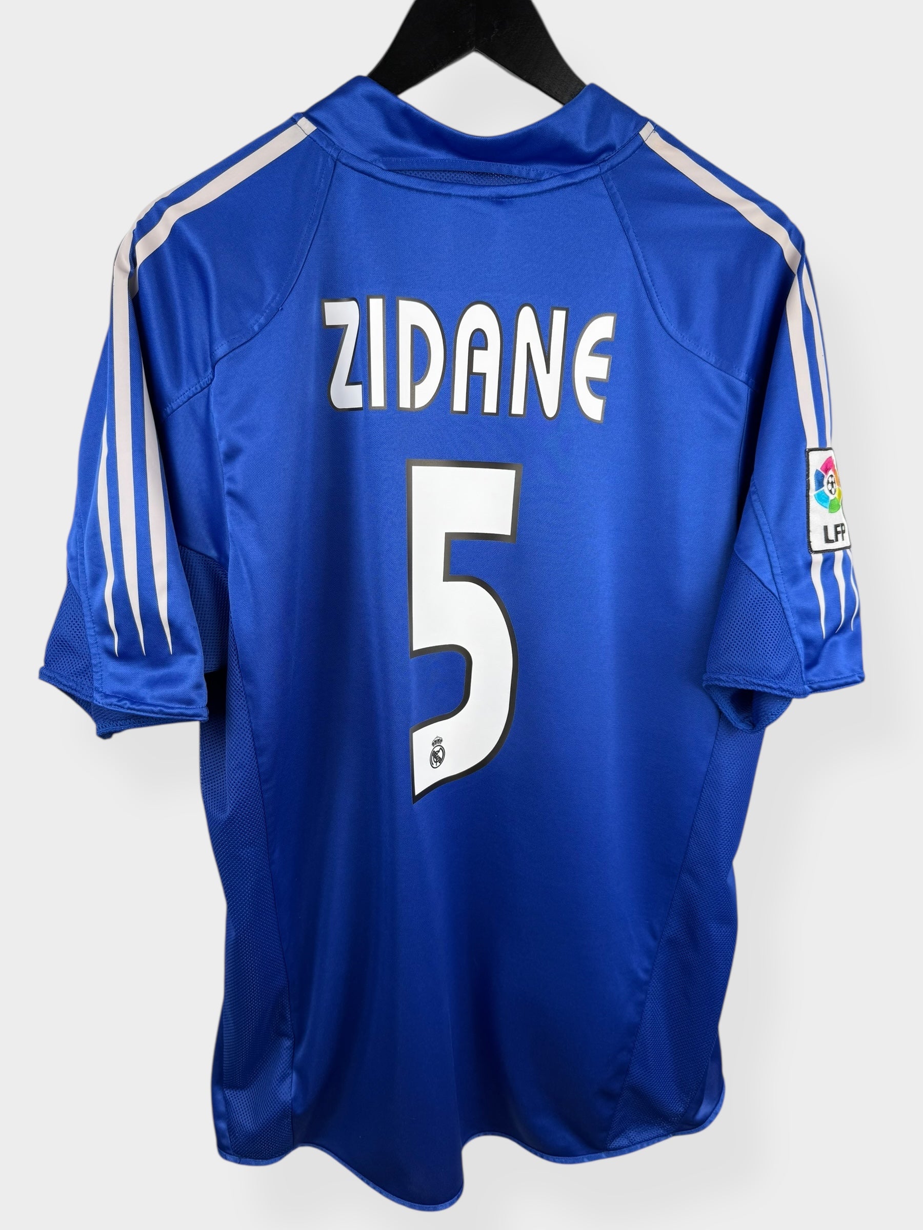 2004-05 REAL MADRID DERDE SHIRT ZIDANE #5 L