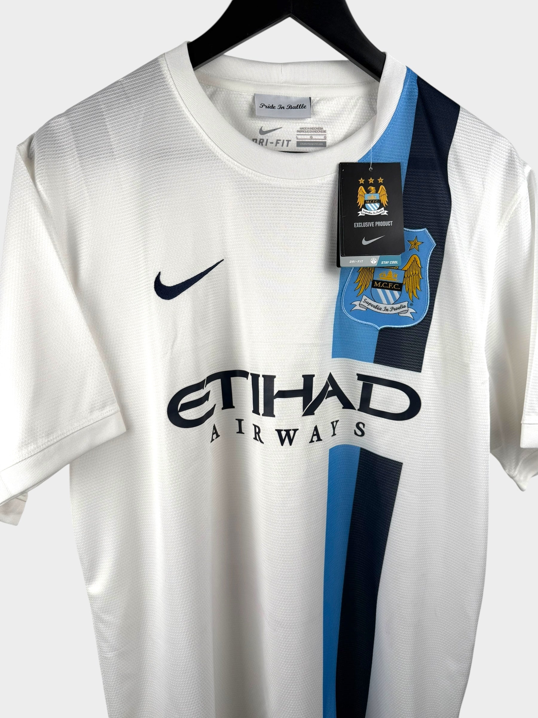 2013-14 MANCHESTER CITY THIRD SHIRT L - Authentic Football Club