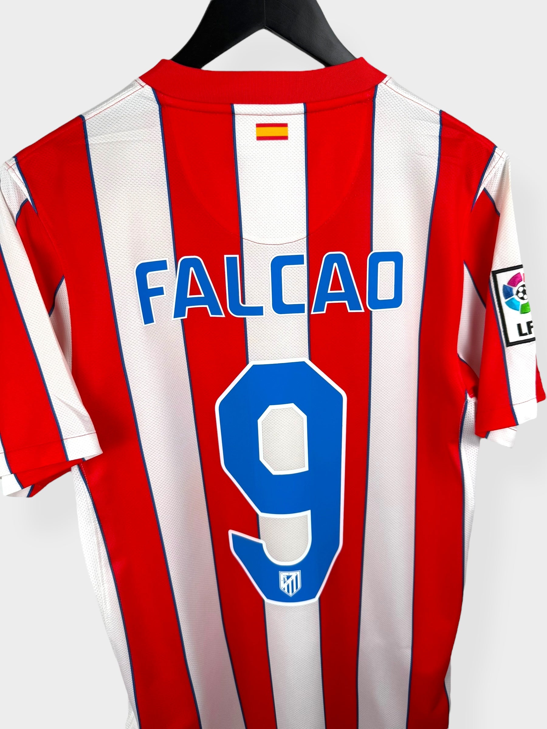 2011-12 ATLETICO MADRID HOME SHIRT FALCAO #9 S - Authentic Football Club