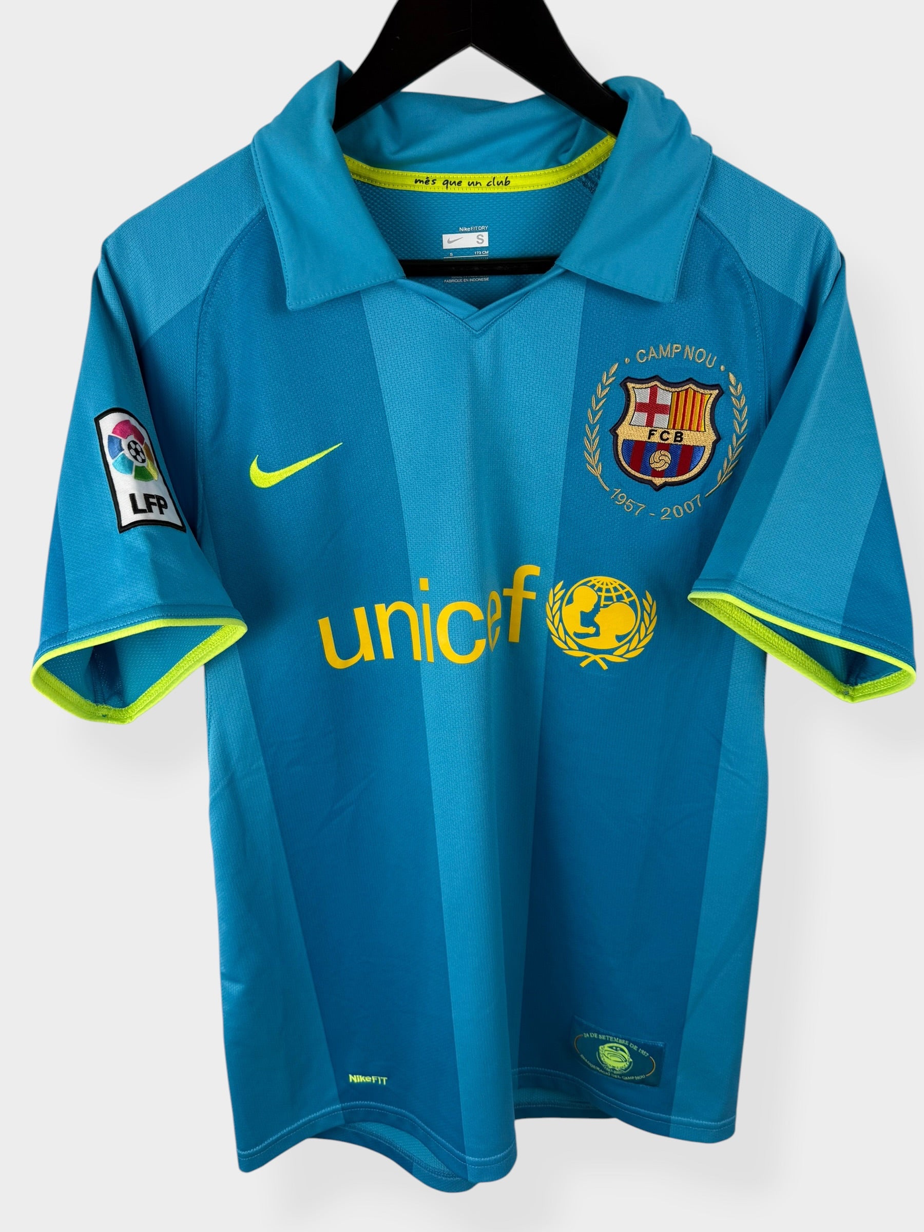 2007-08 BARCELONA AUSWÄRTSTRIKOT MESSI #19 S