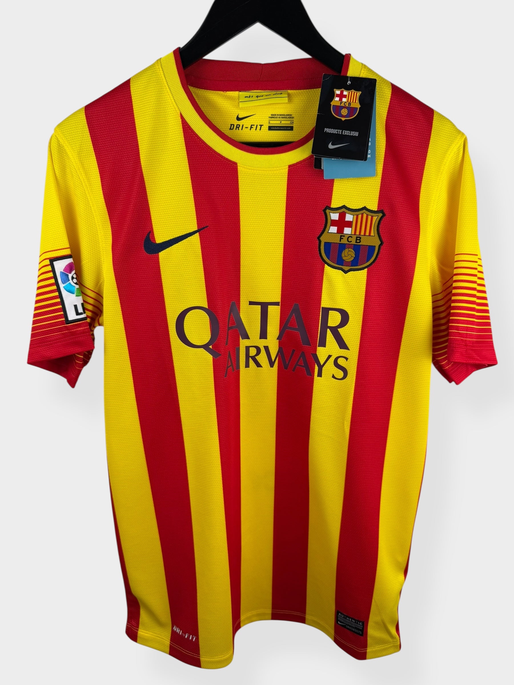 2013-14 BARCELONA AWAY SHIRT MESSI #10 S - Authentic Football Club