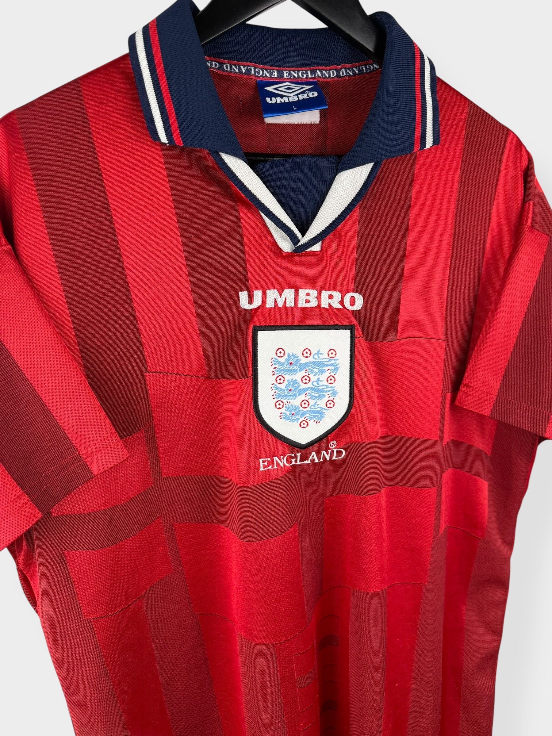 1997-99 ENGELAND UITSHIRT L