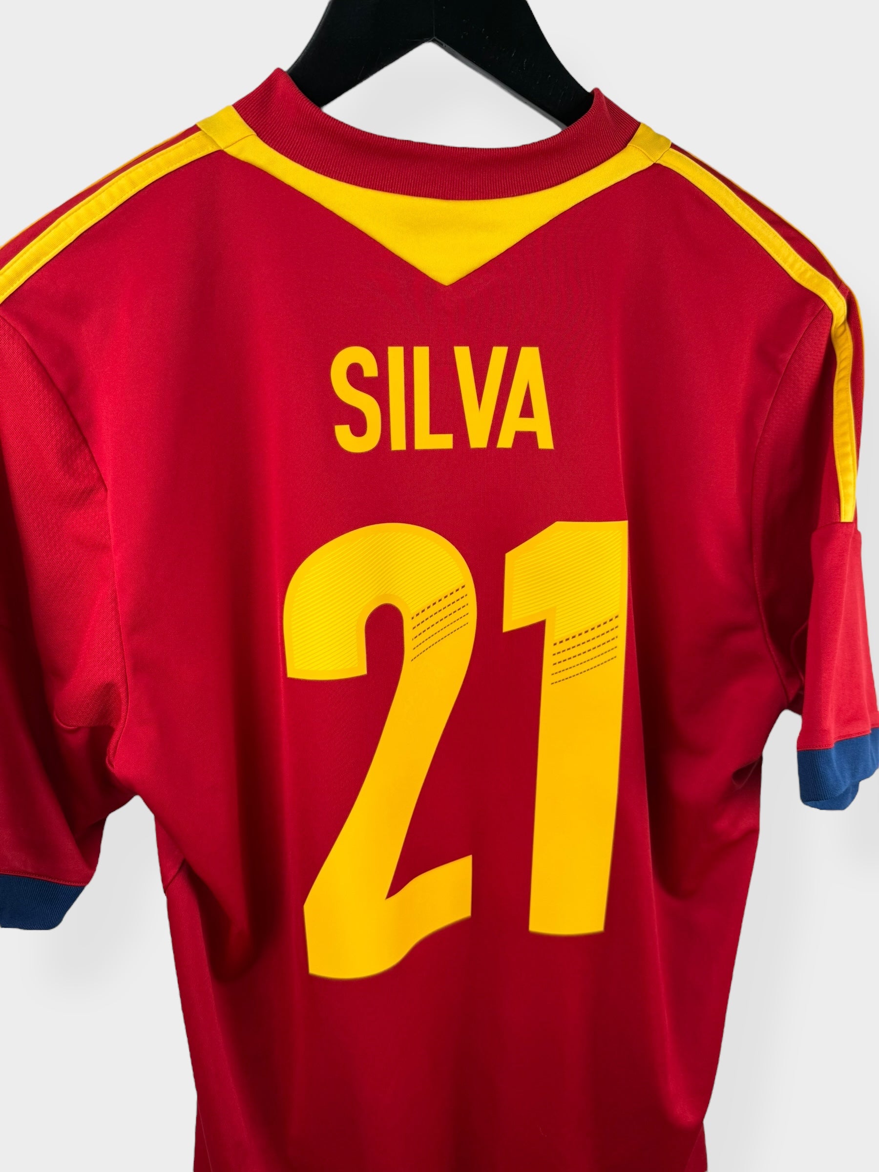 2012-13 SPANIEN HEIMTRIKOT SILVA #21 M