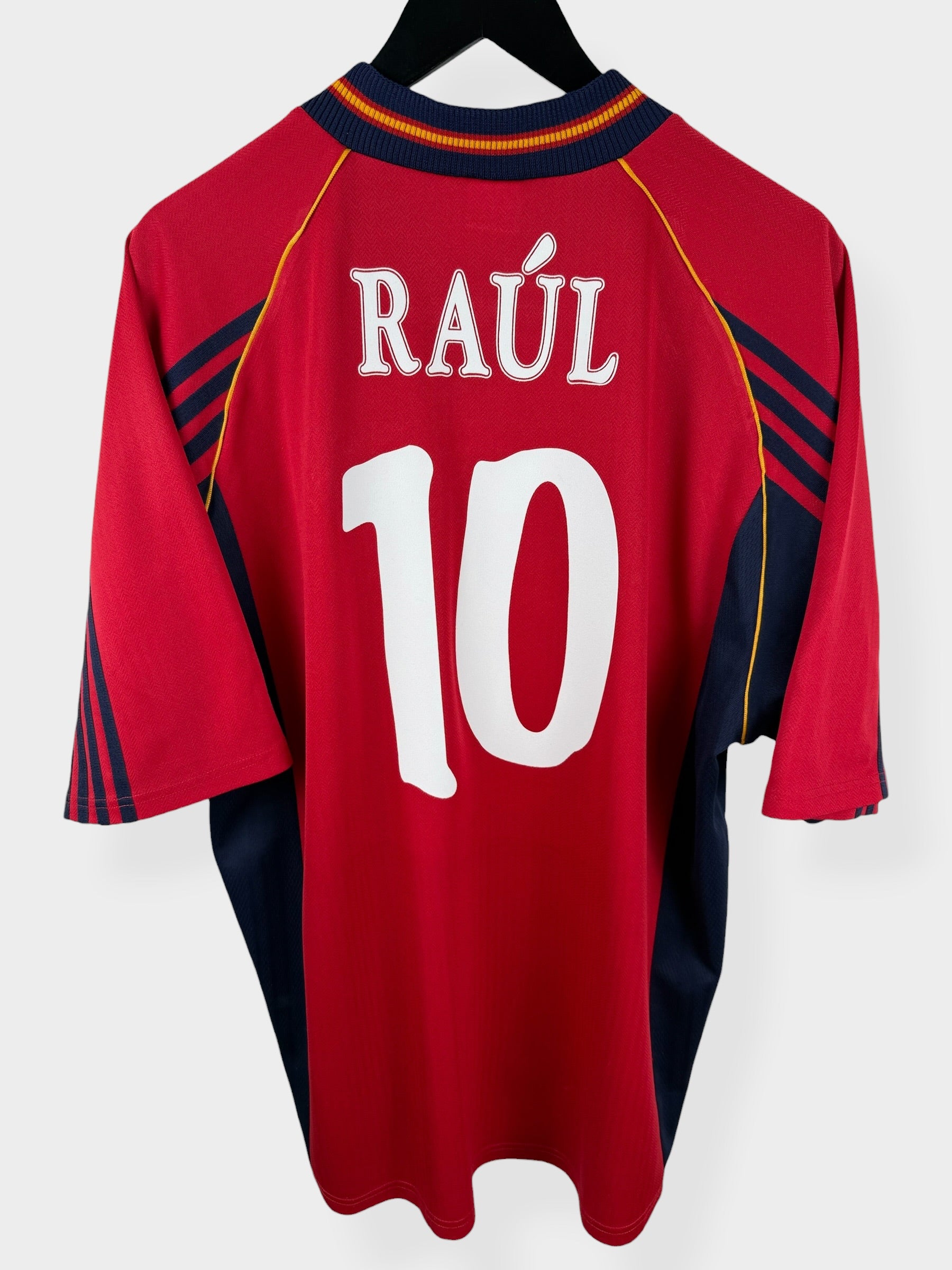 1998-99 SPAIN HOME SHIRT RAUL #10 XL