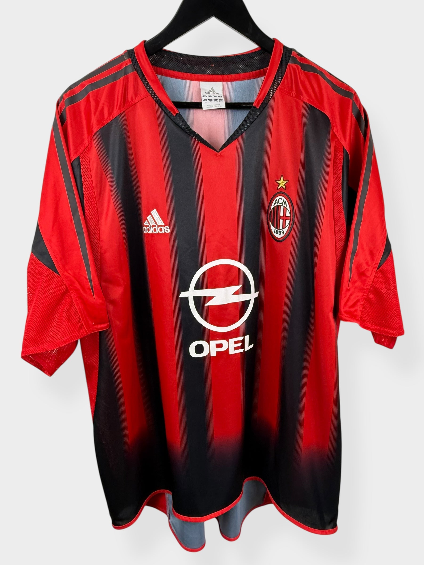2004-05 AC MILAN HOME SHIRT SHEVCHENKO #7 XL