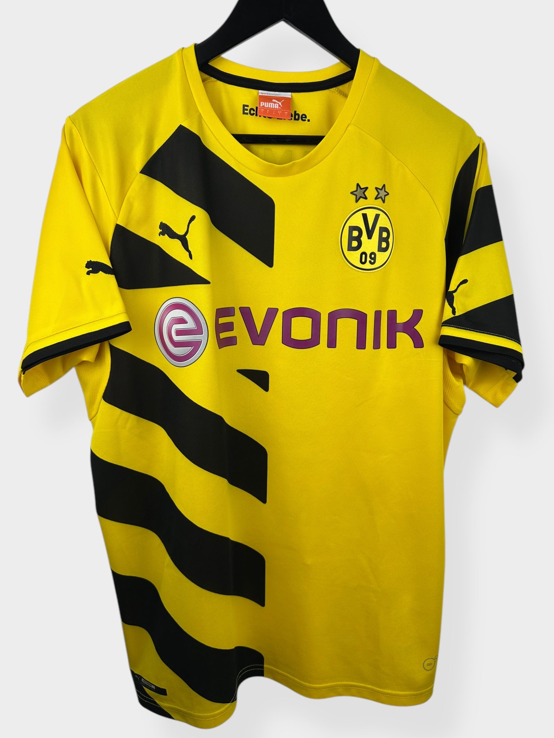 2014-15 BORUSSIA DORTMUND HOME SHIRT AUBAMEYANG #17 L