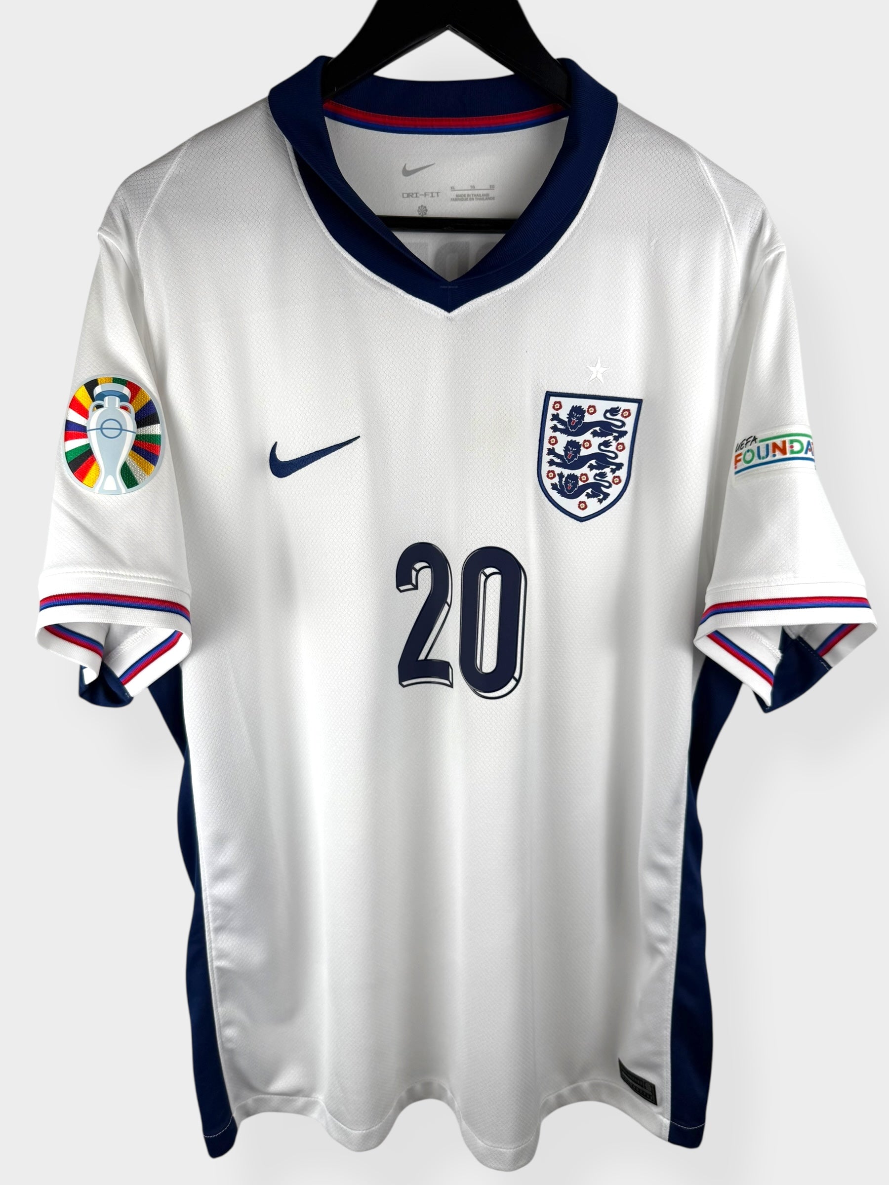 2024-25 ENGLAND HOME SHIRT FODEN #20 XL
