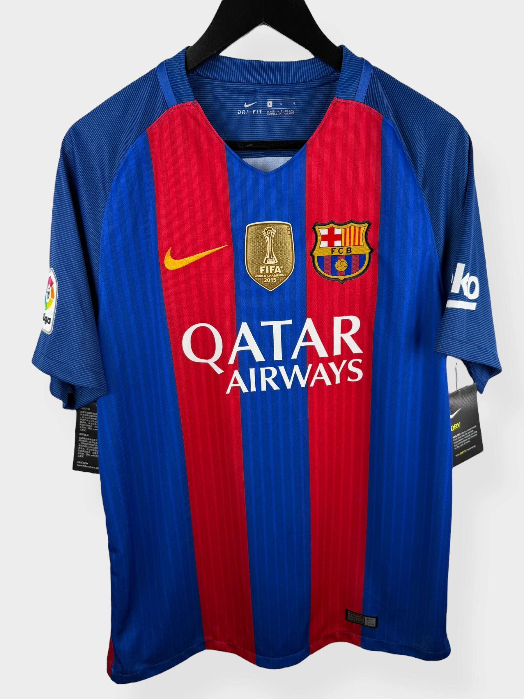 2016-17 BARCELONA HOME SHIRT NEYMAR JR #11 L - Authentic Football Club
