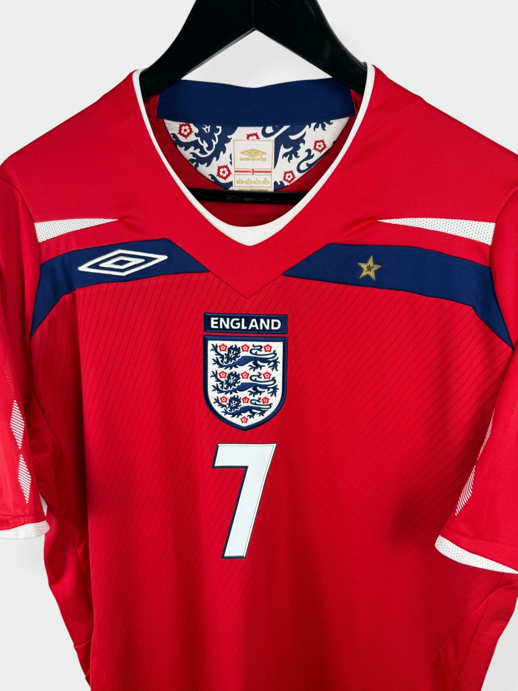 2008-10 ENGLAND AWAY SHIRT BECKHAM #7 L