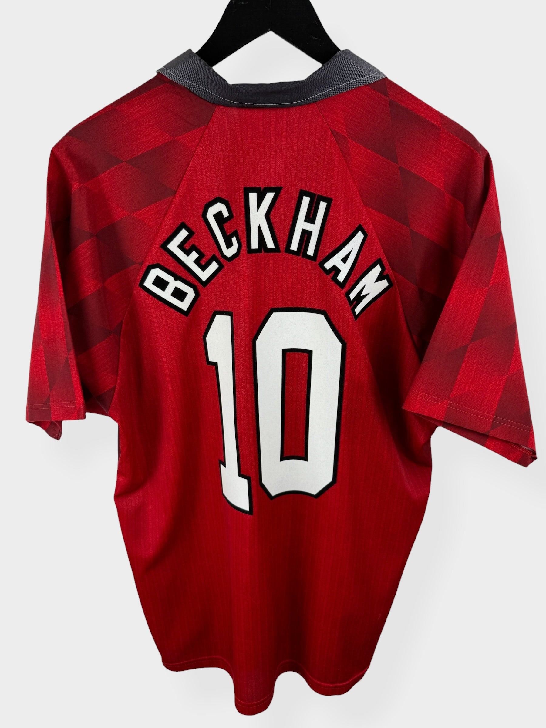 1996-97 MANCHESTER UNITED HOME SHIRT BECKHAM #10 L