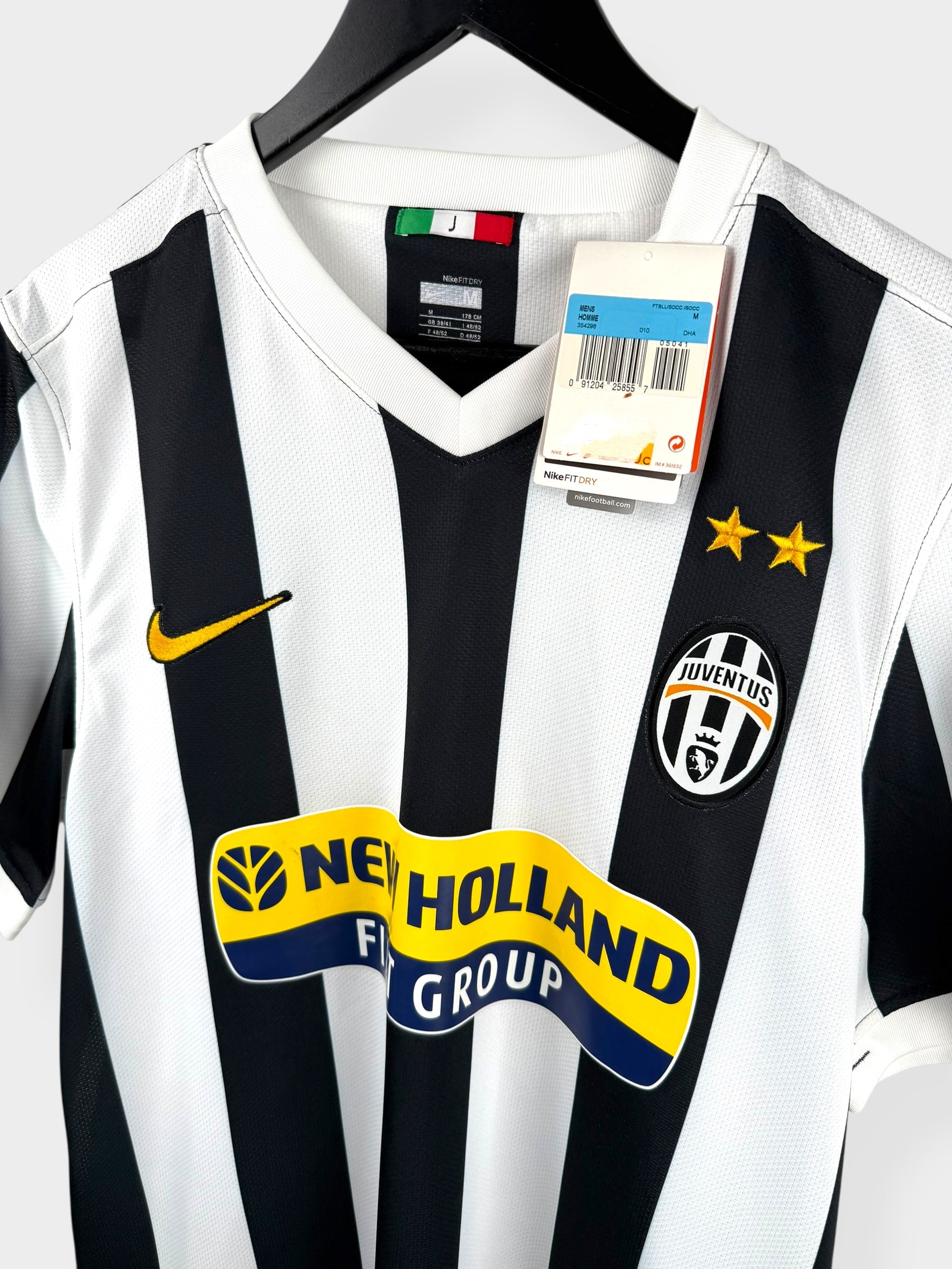2009-10 JUVENTUS HOME SHIRT NEDVED #11 M - Authentic Football Club