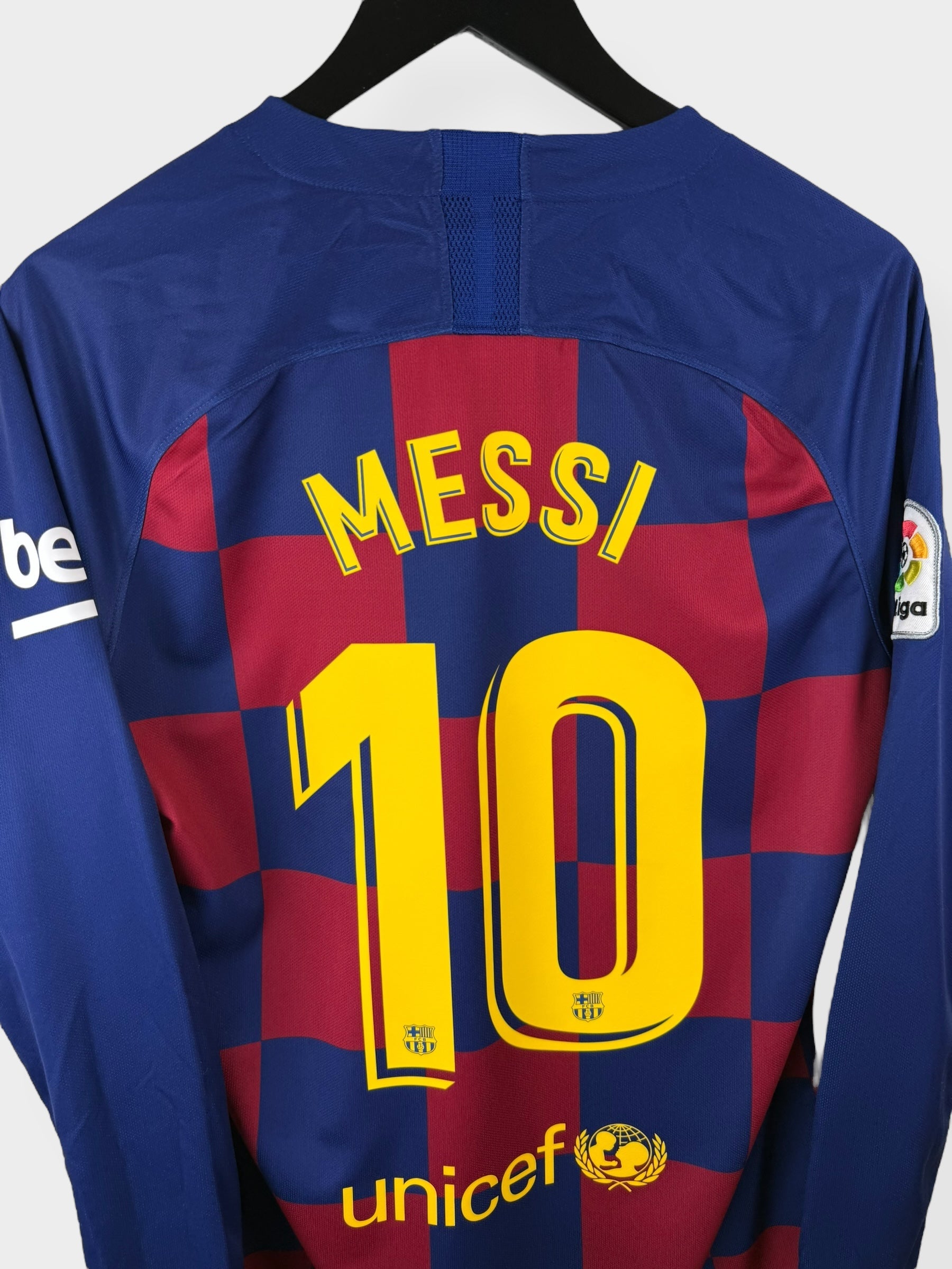 2019-20 BARCELONA HOME SHIRT LS MESSI #10 M