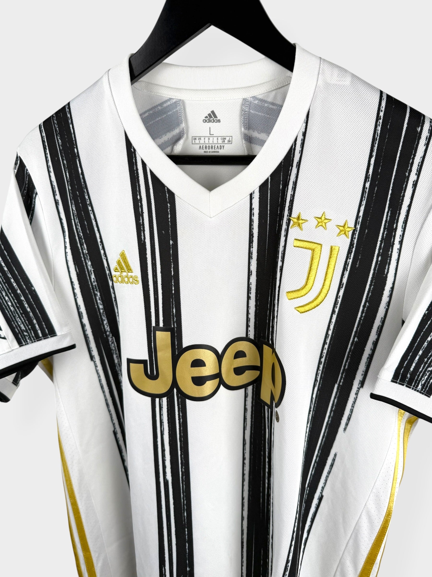 2020-21 JUVENTUS HOME SHIRT RONALDO #7 L