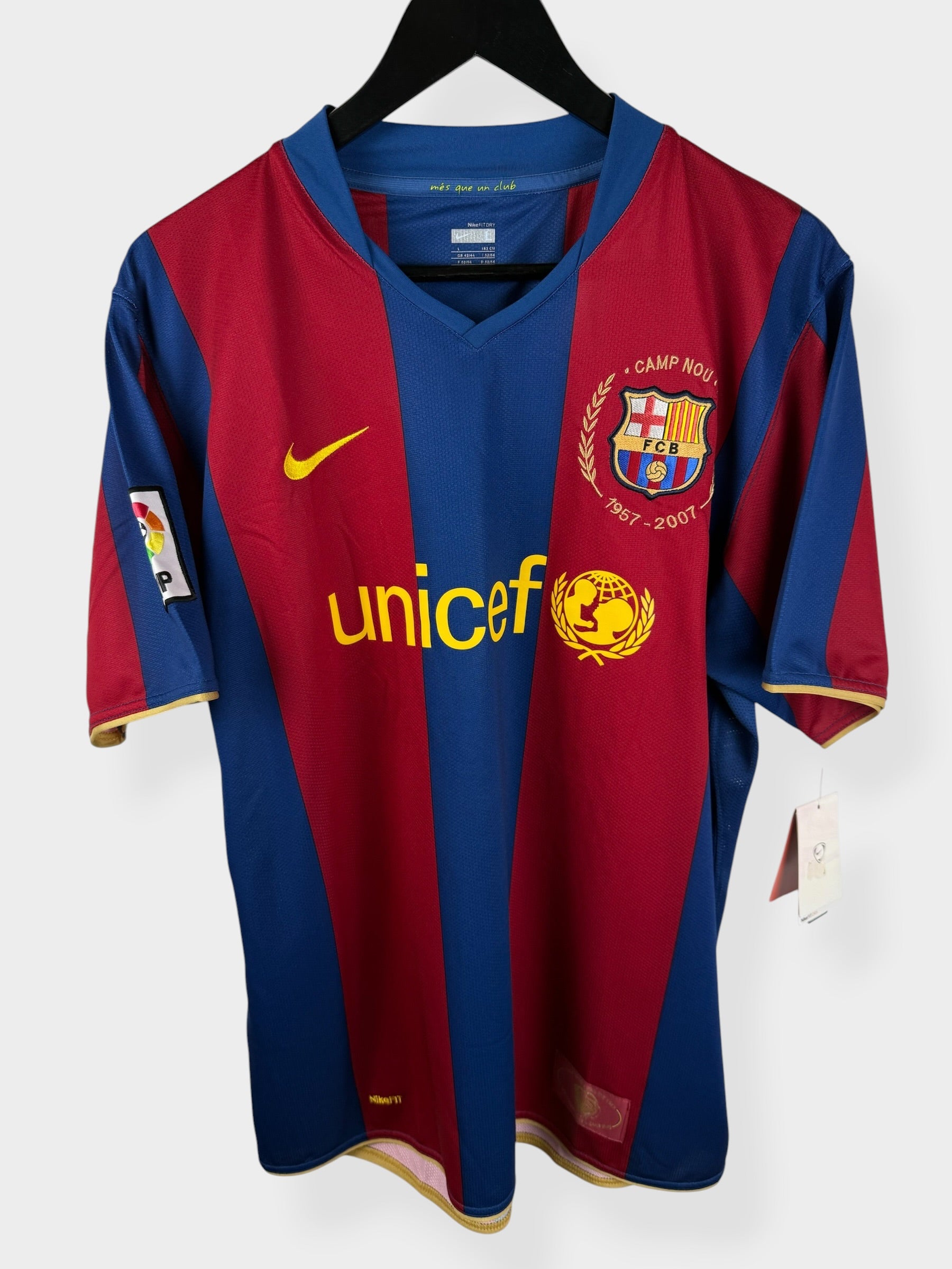2007-08 BARCELONA HOME SHIRT RONALDINHO #10 L