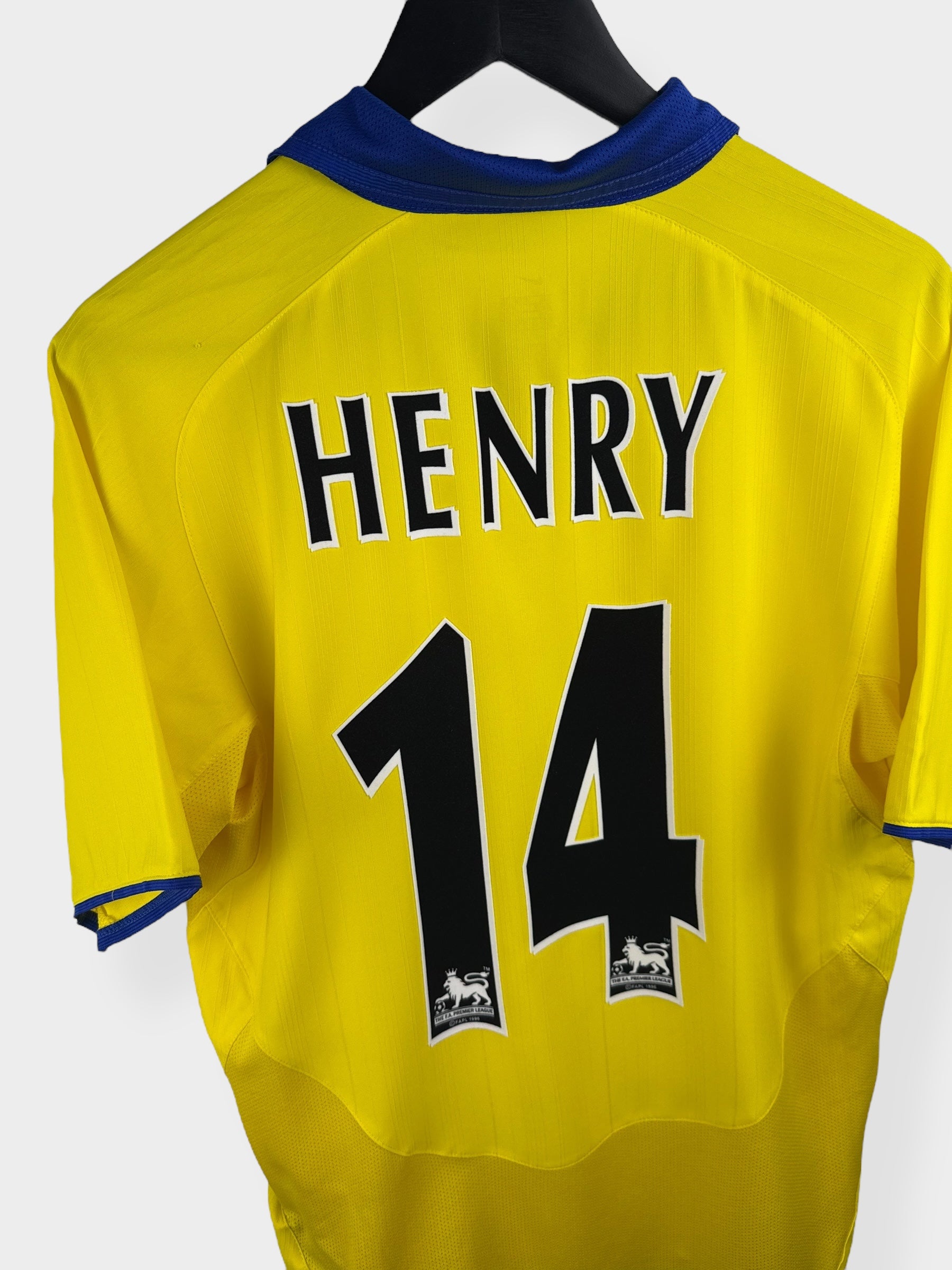 2003-04 ARSENAL AWAY SHIRT HENRY #14 S - Authentic Football Club