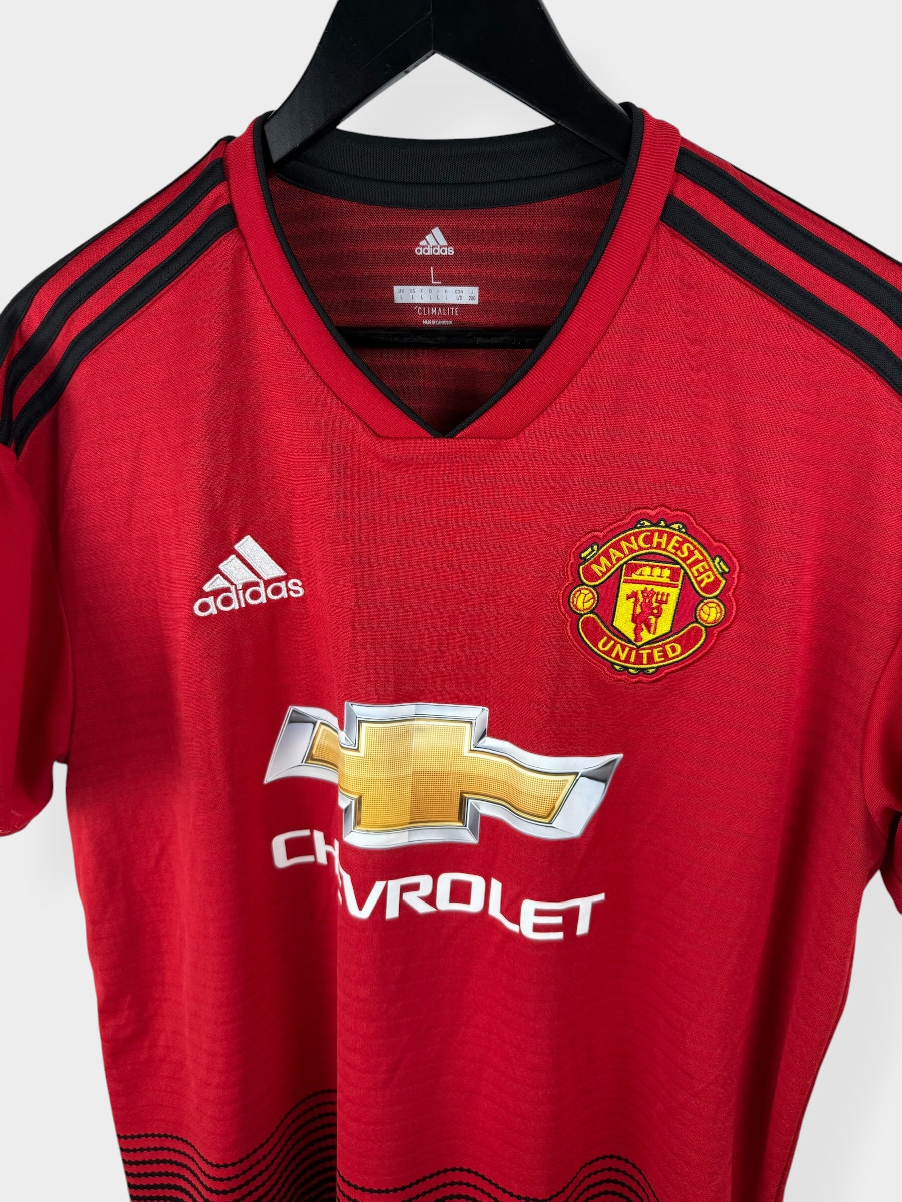 2018-19 MANCHESTER UNITED HOME SHIRT RASHFORD #10 L