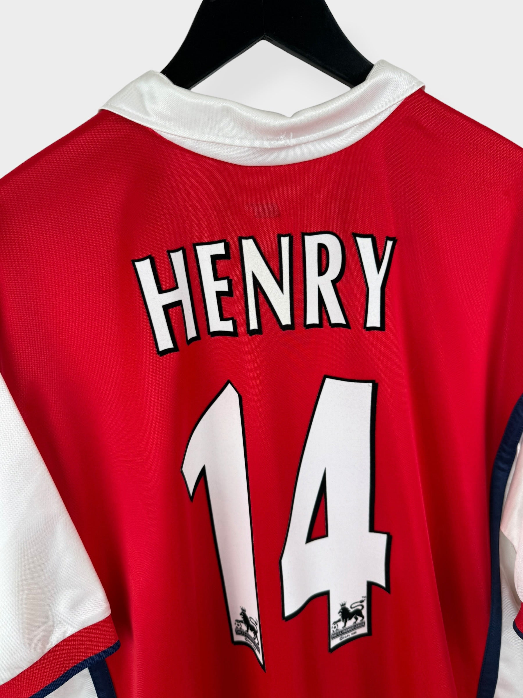 1998-99 ARSENAL HOME SHIRT HENRY #14 XL
