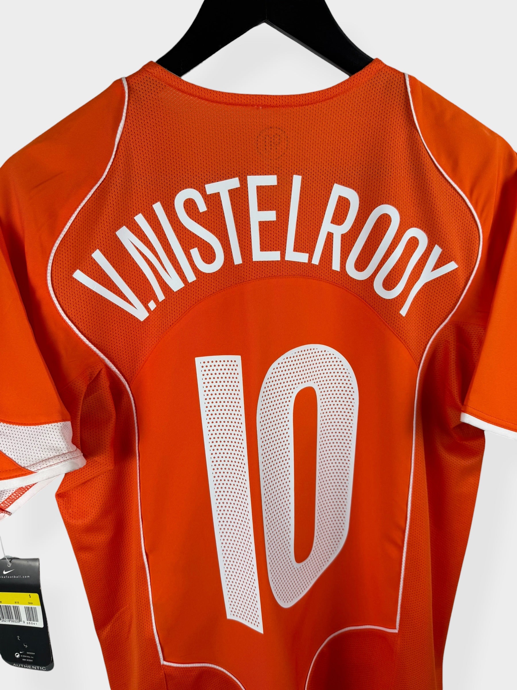 2004-06 NETHERLANDS HOME SHIRT V. NISTELROOY #10 S
