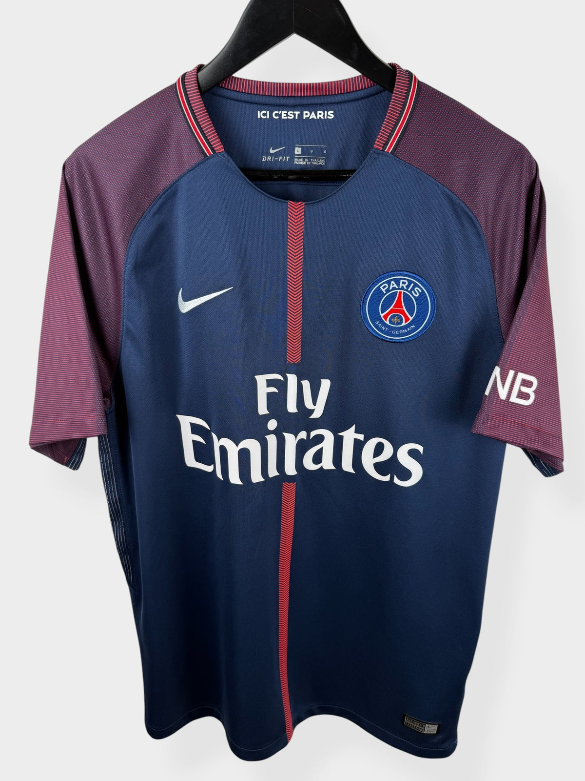 MAILLOT DOMICILE DU PARIS-SAINT-GERMAIN 2017-18 NEYMAR JR. N°10 L