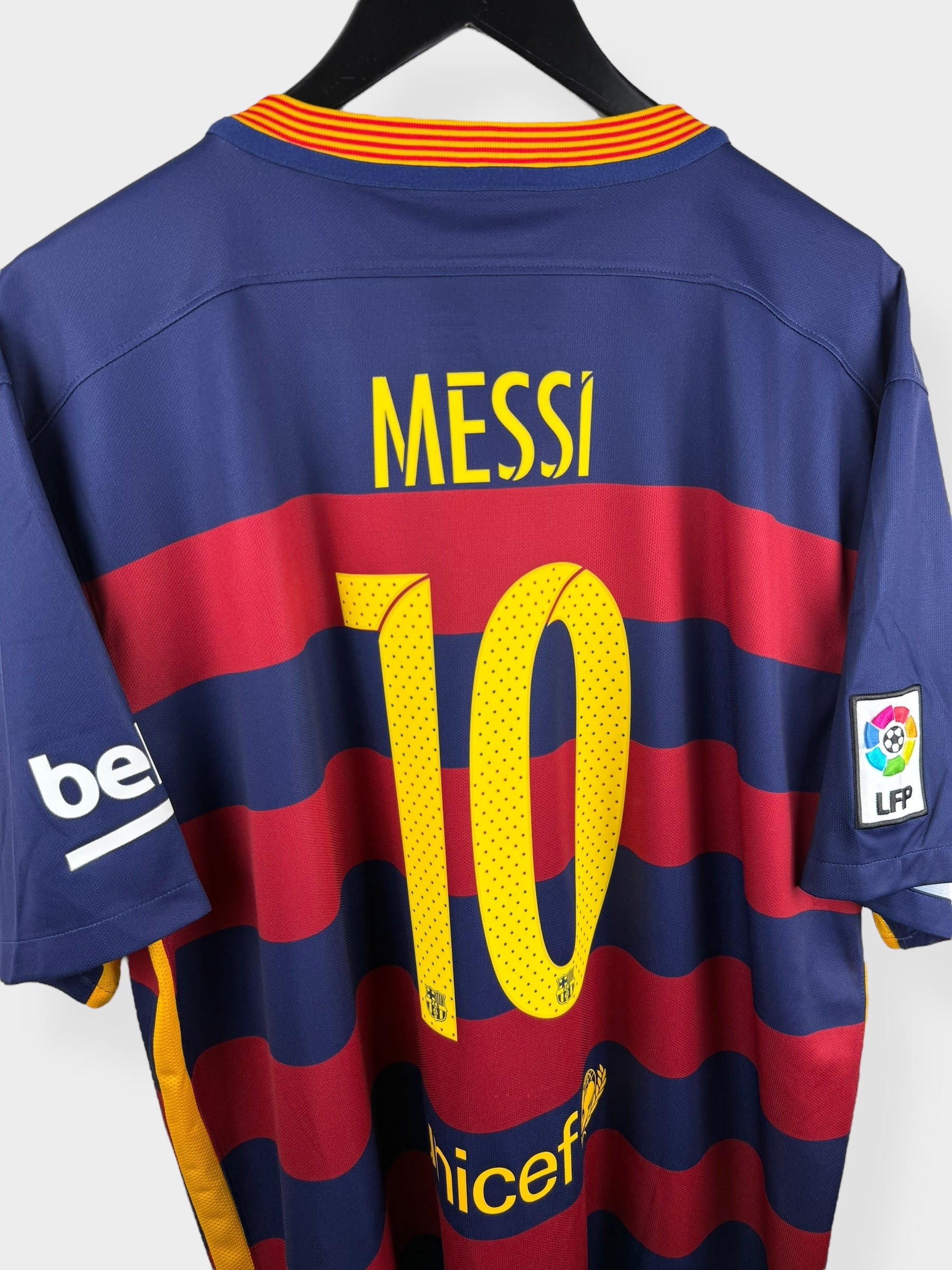2015-16 BARCELONA HOME SHIRT MESSI #10 XXL - Authentic Football Club