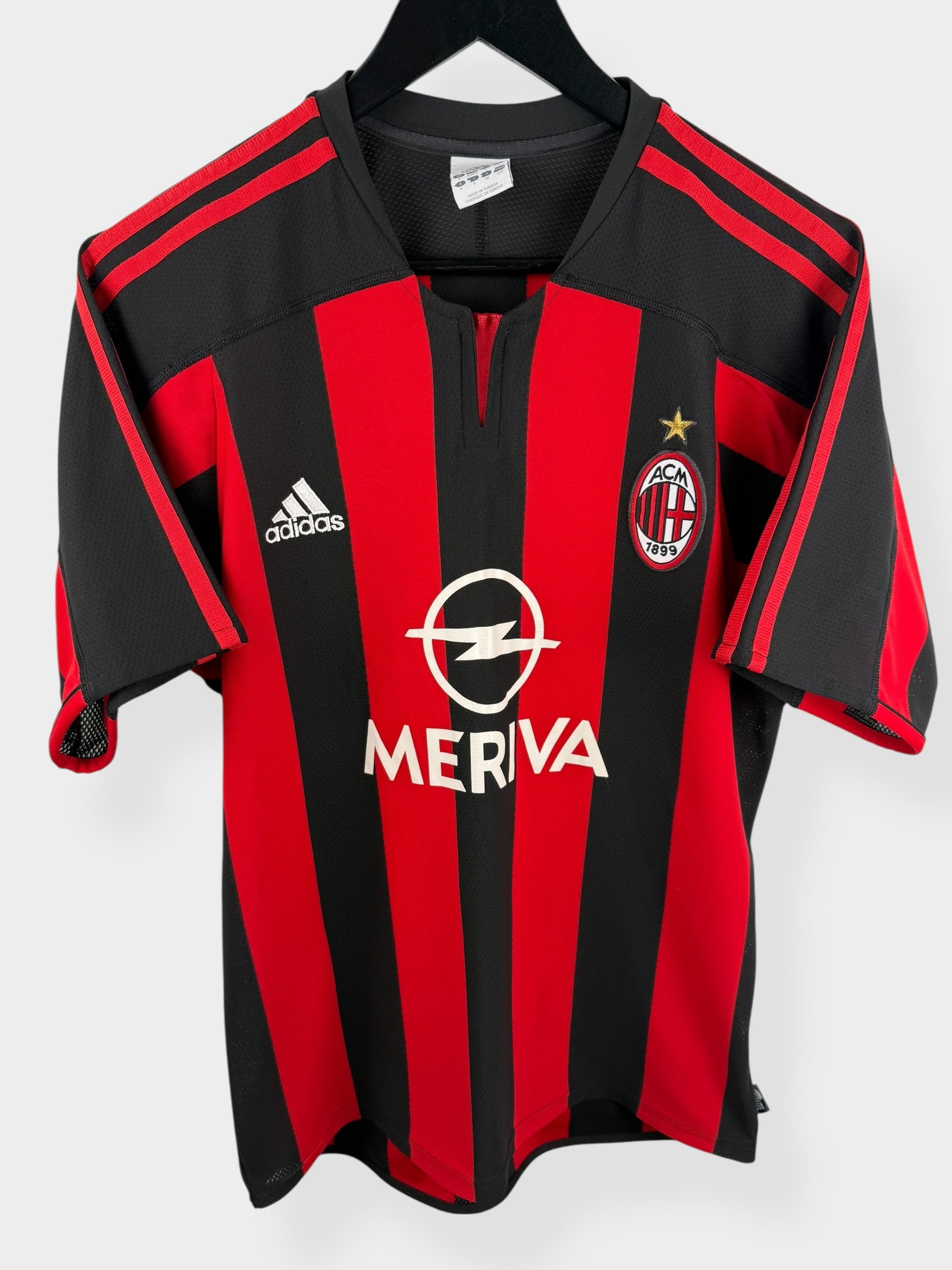 2003-04 AC MILAN HOME SHIRT KAKA #22 S - Authentic Football Club