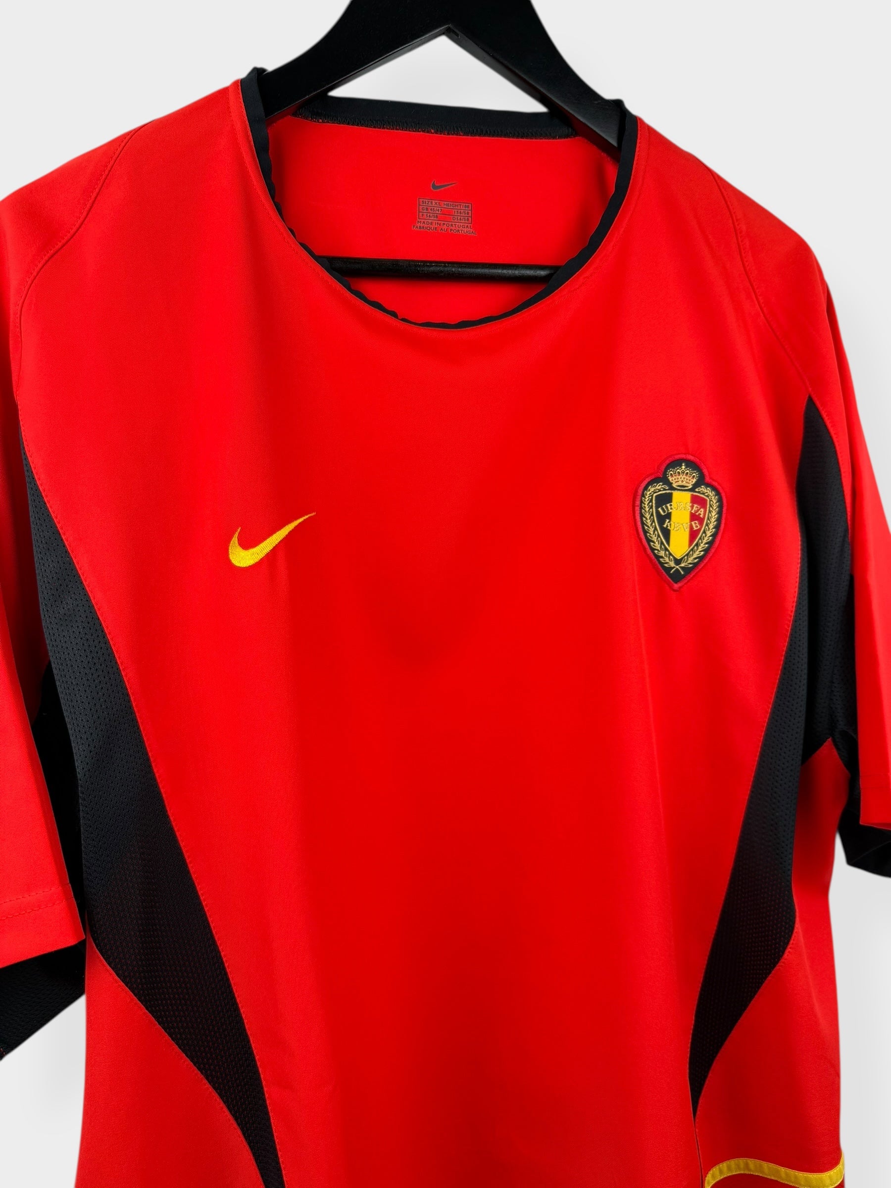 2002-04 BELGIUM HOME SHIRT XL