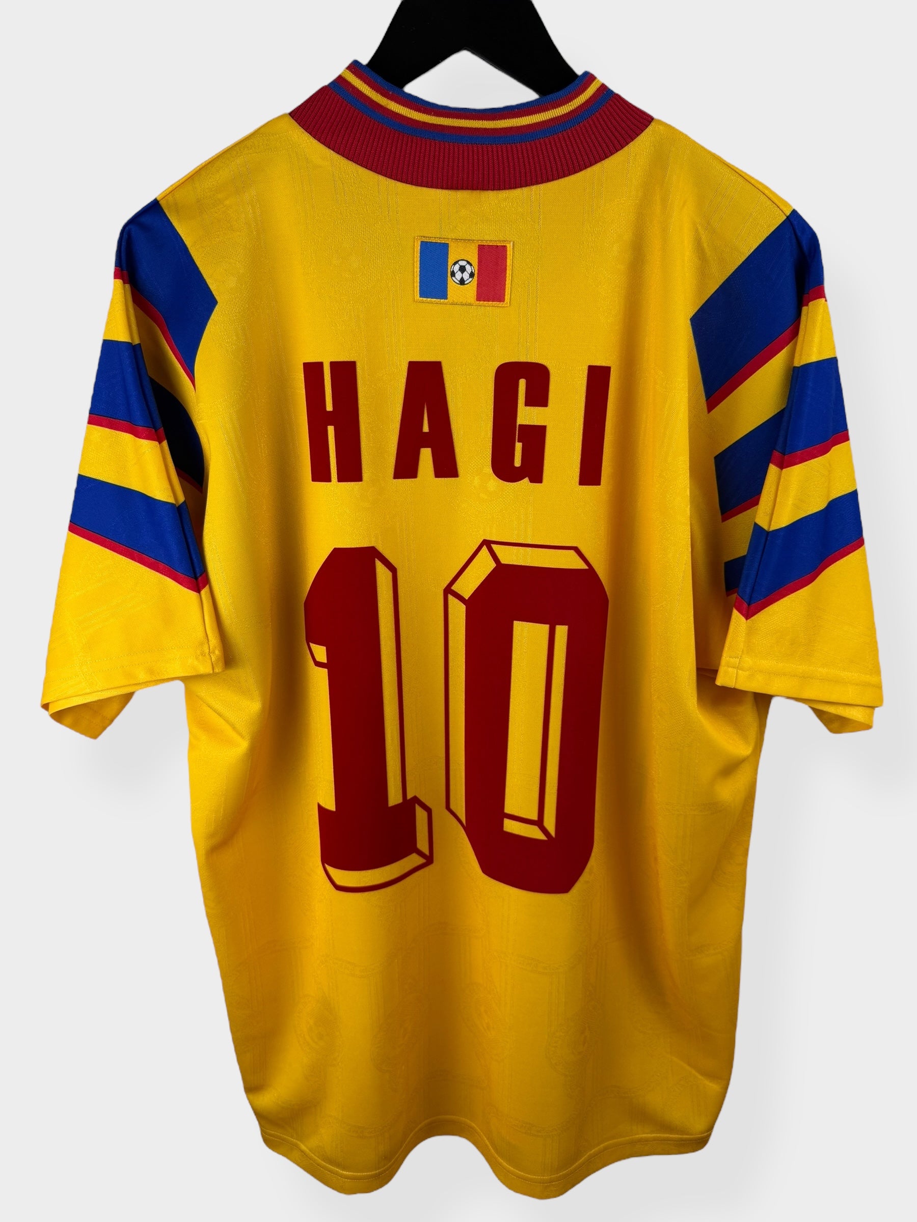 1996-98 ROMANIA HOME SHIRT HAGI #10 L