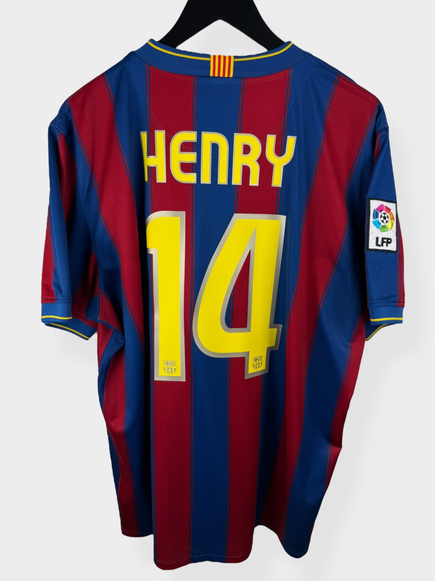2009-10 BARCELONA HOME SHIRT HENRY #14 XL - 343808-496