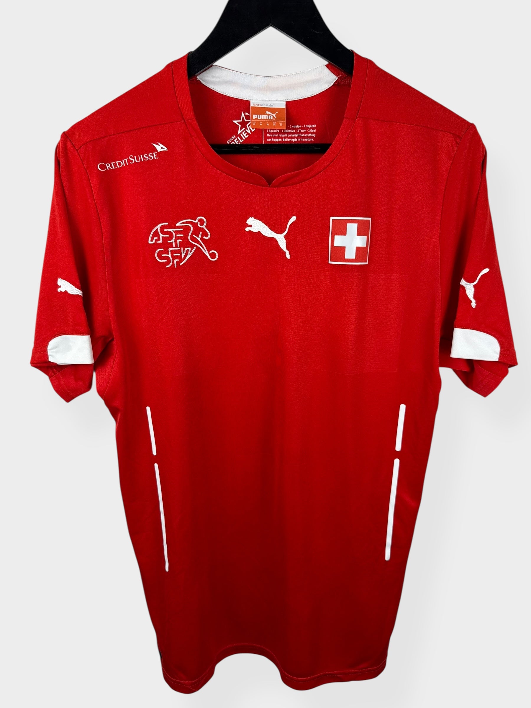 2014-15 SWITZERLAND HOME SHIRT M - Authentic Football Club