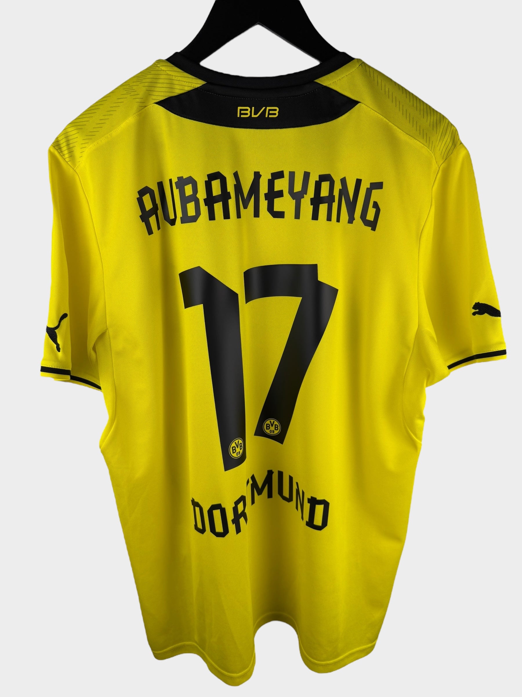 2013-14 BORUSSIA DORTMUND HOME SHIRT AUBAMEYANG #17 XL