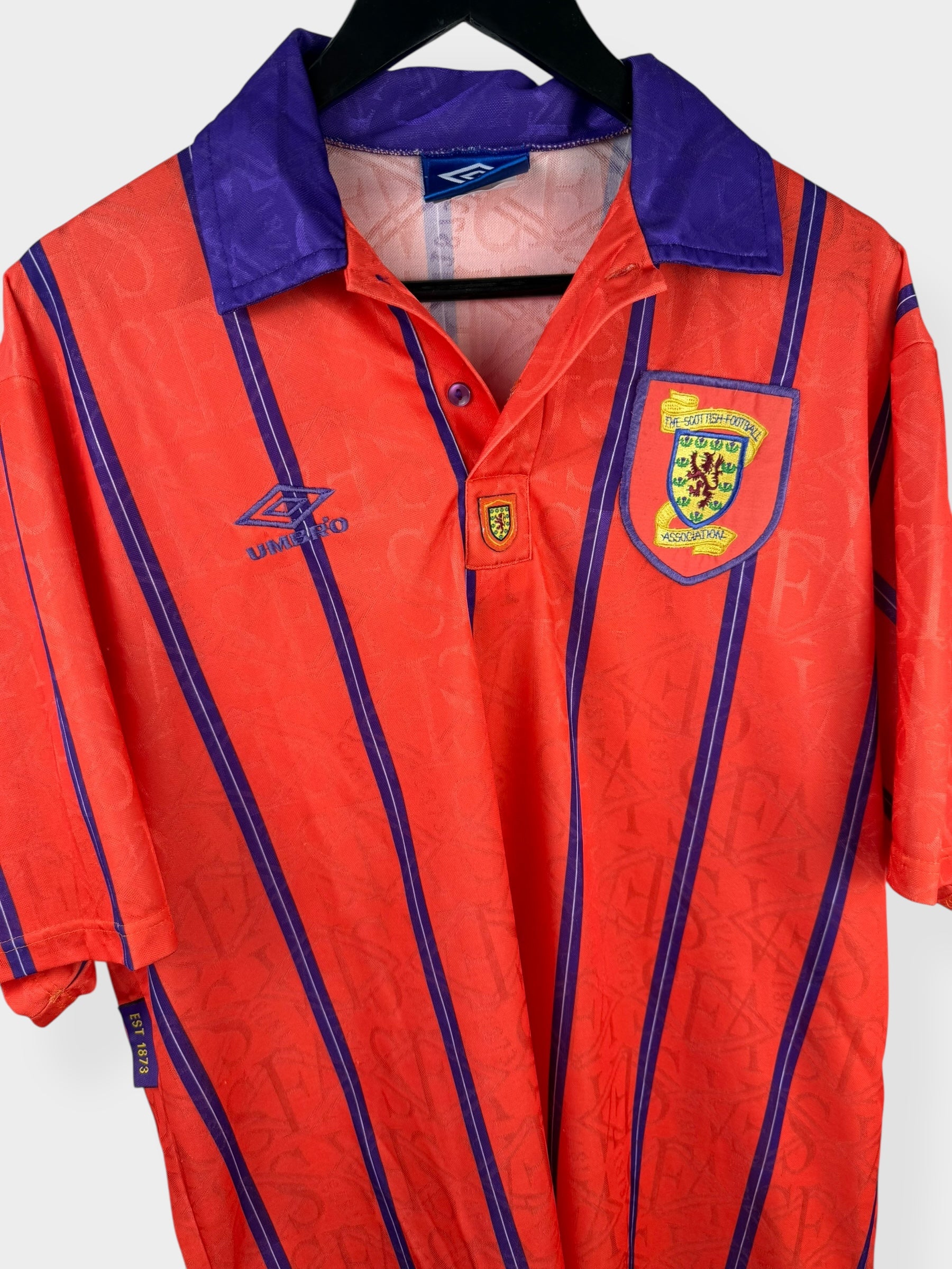 1993-95 SCOTLAND AWAY SHIRT XL - Authentic Football Club