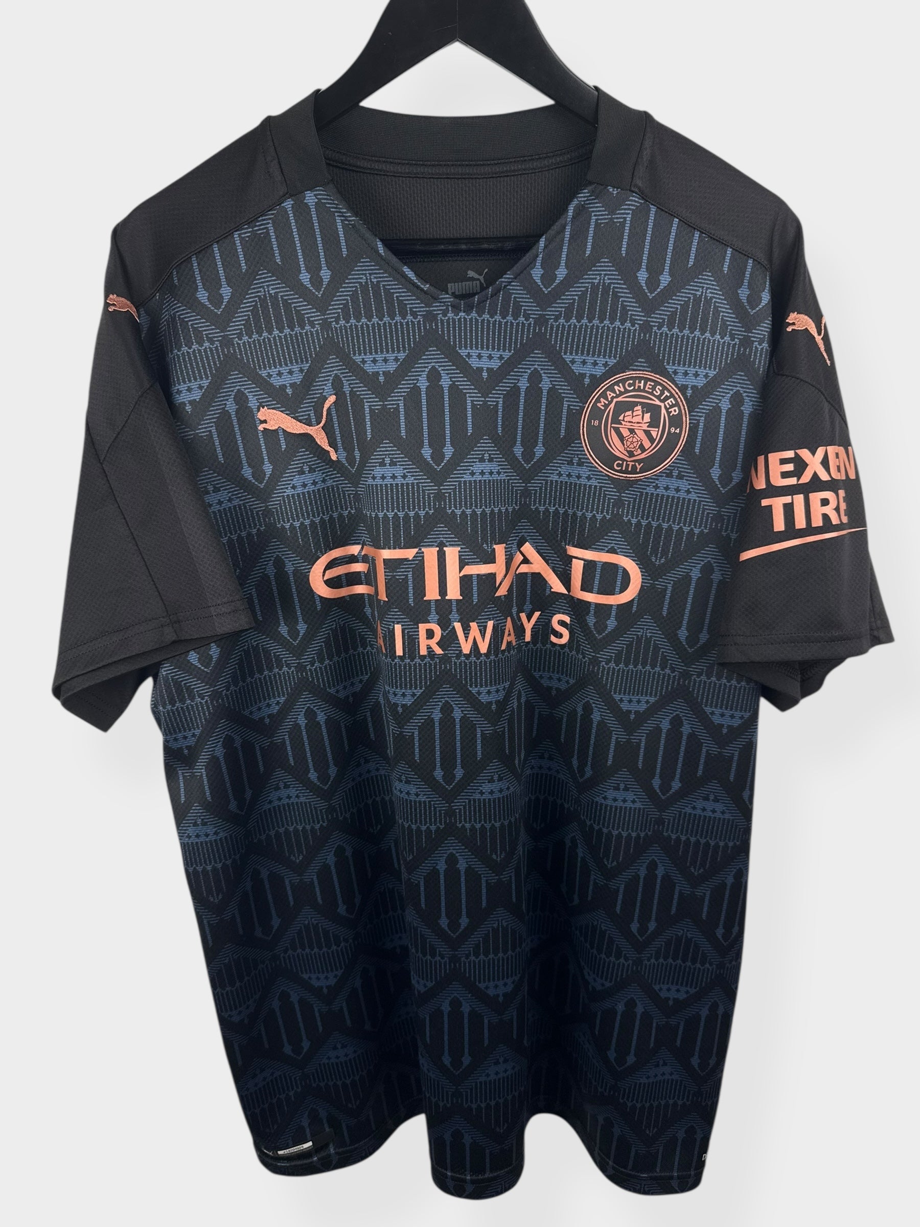 MAILLOT EXTÉRIEUR MANCHESTER CITY 2020-21 DE BRUYNE #17 XXL