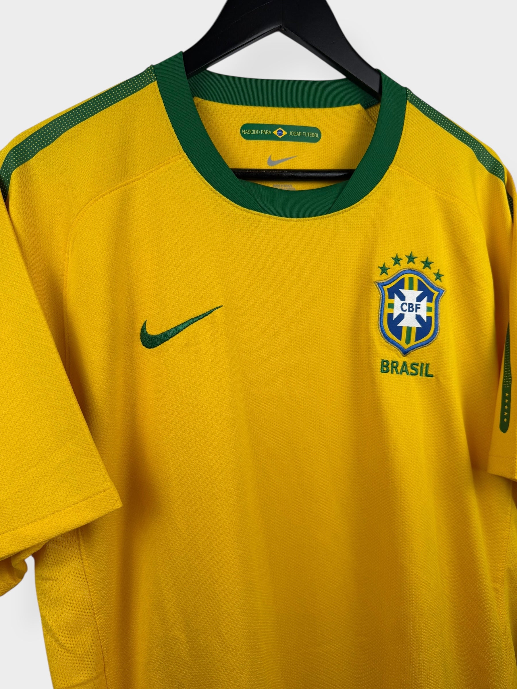 2010-11 BRAZIL HOME SHIRT L