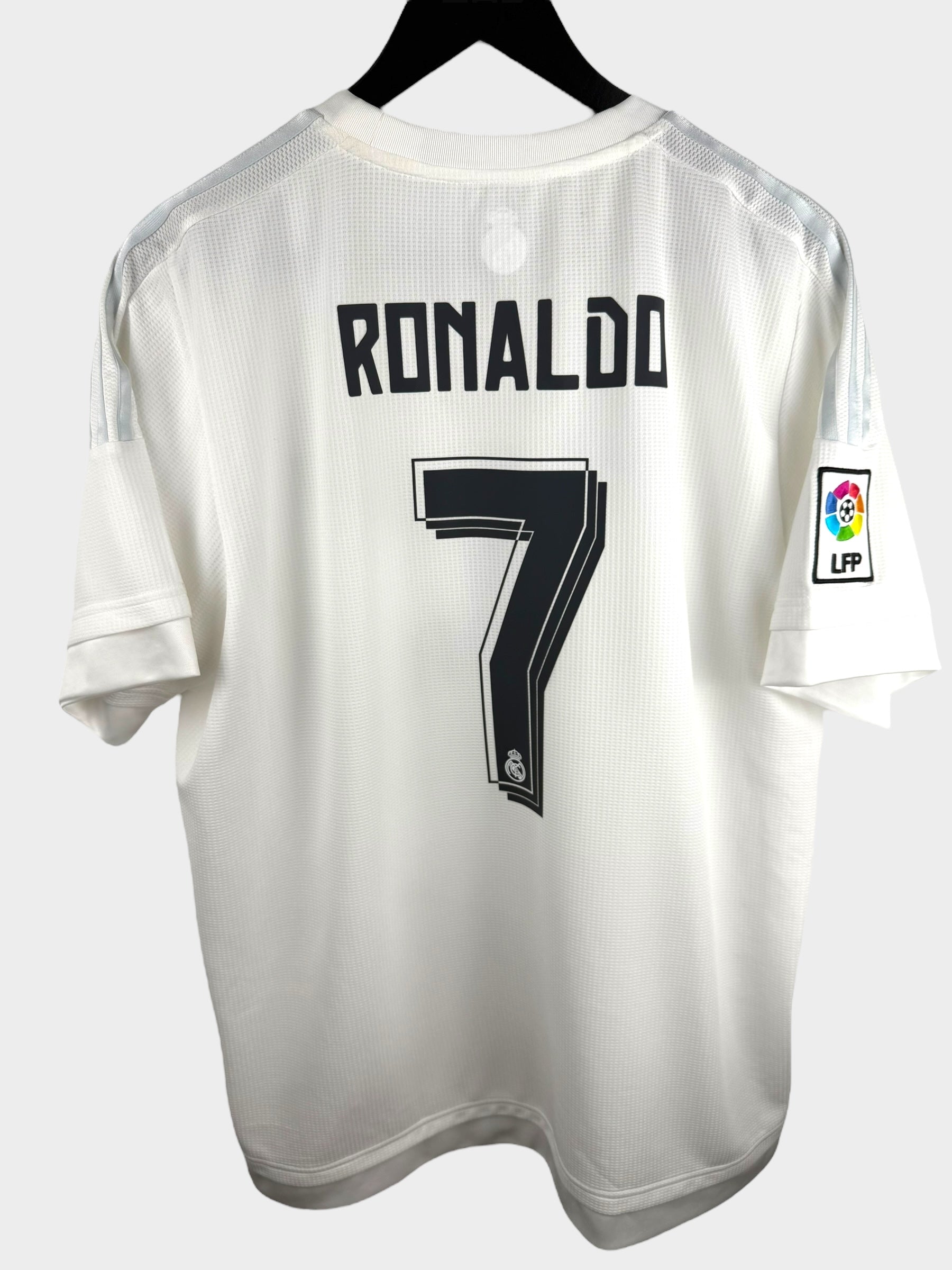 2015-16 REAL MADRID HOME SHIRT RONALDO #7 XL - Authentic Football Club