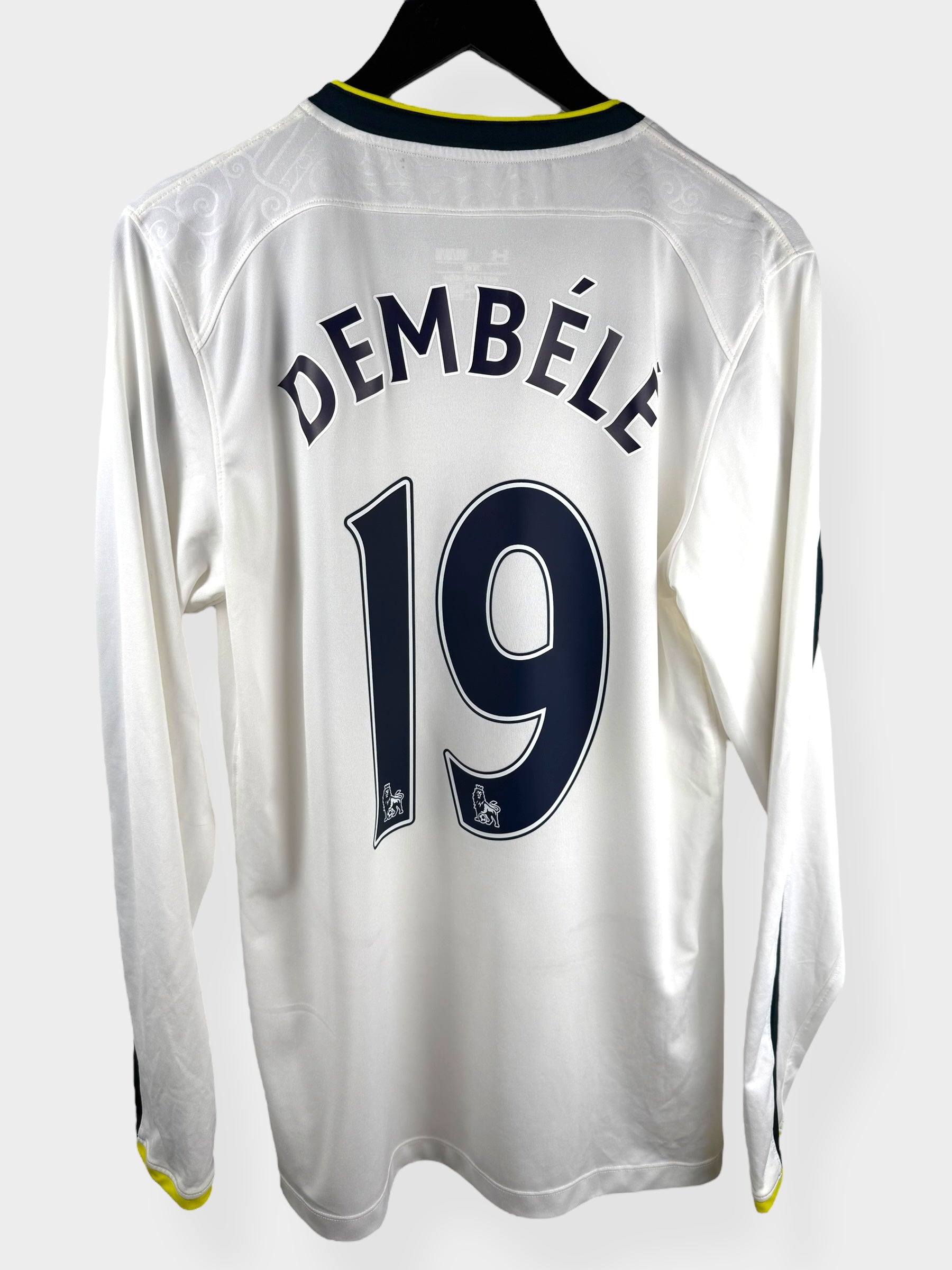 2014-15 TOTTENHAM HOTSPUR HOME SHIRT LS DEMBELE #19 M