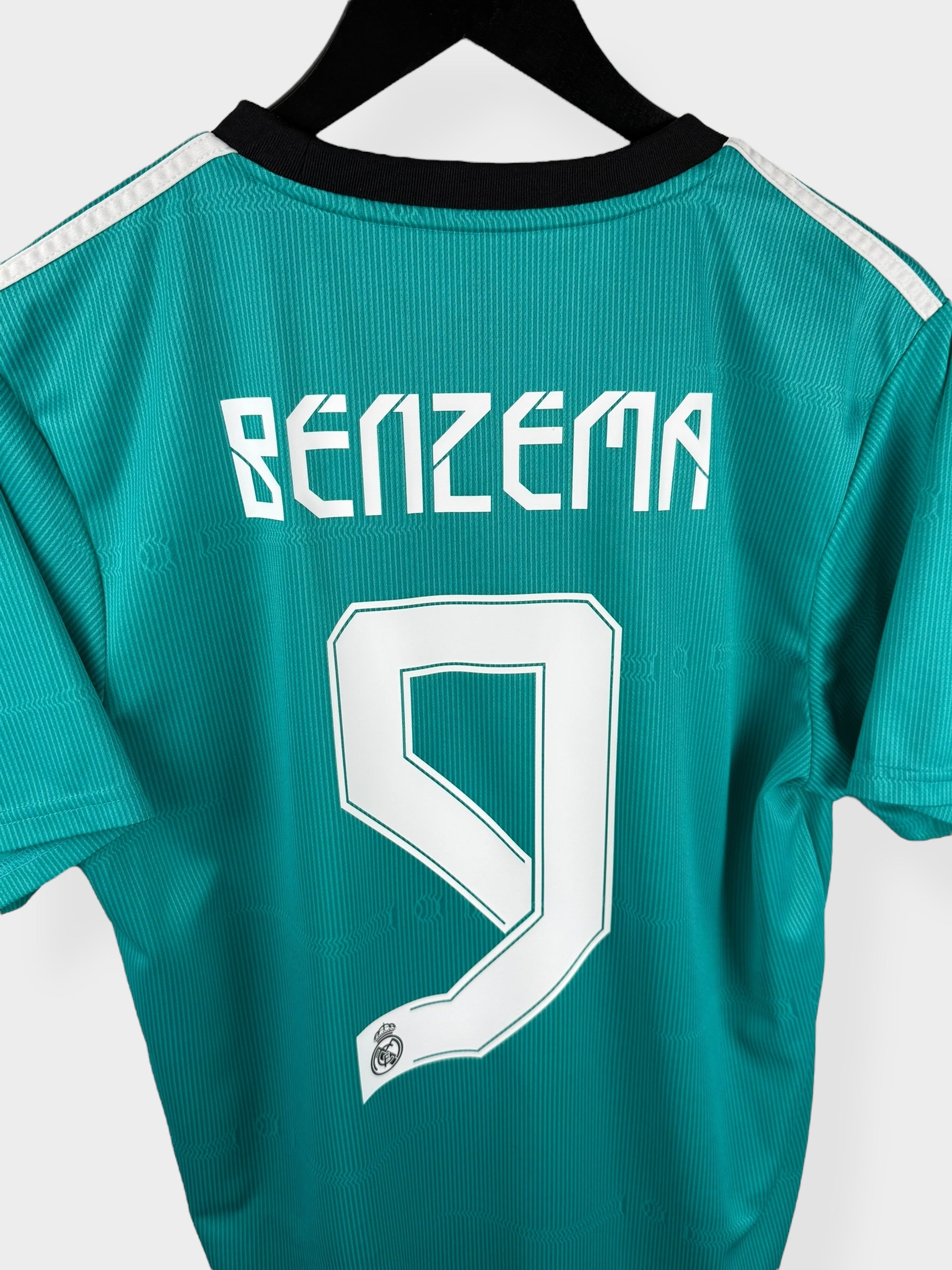2021-22 REAL MADRID THIRD SHIRT BENZEMA #9 M - Authentic Football Club