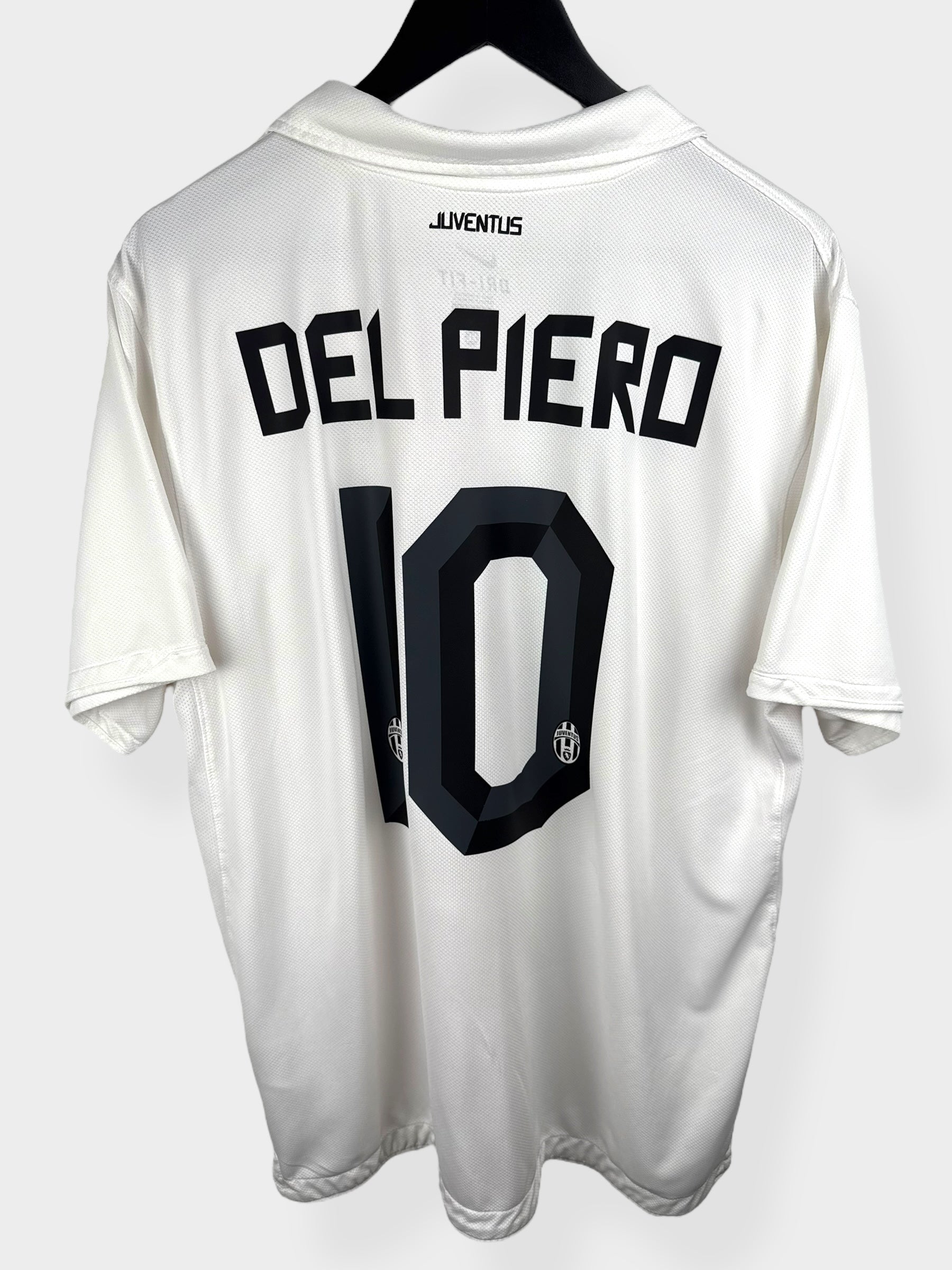 2010-11 JUVENTUS AWAY SHIRT DEL PIERO #10 XL - Authentic Football Club
