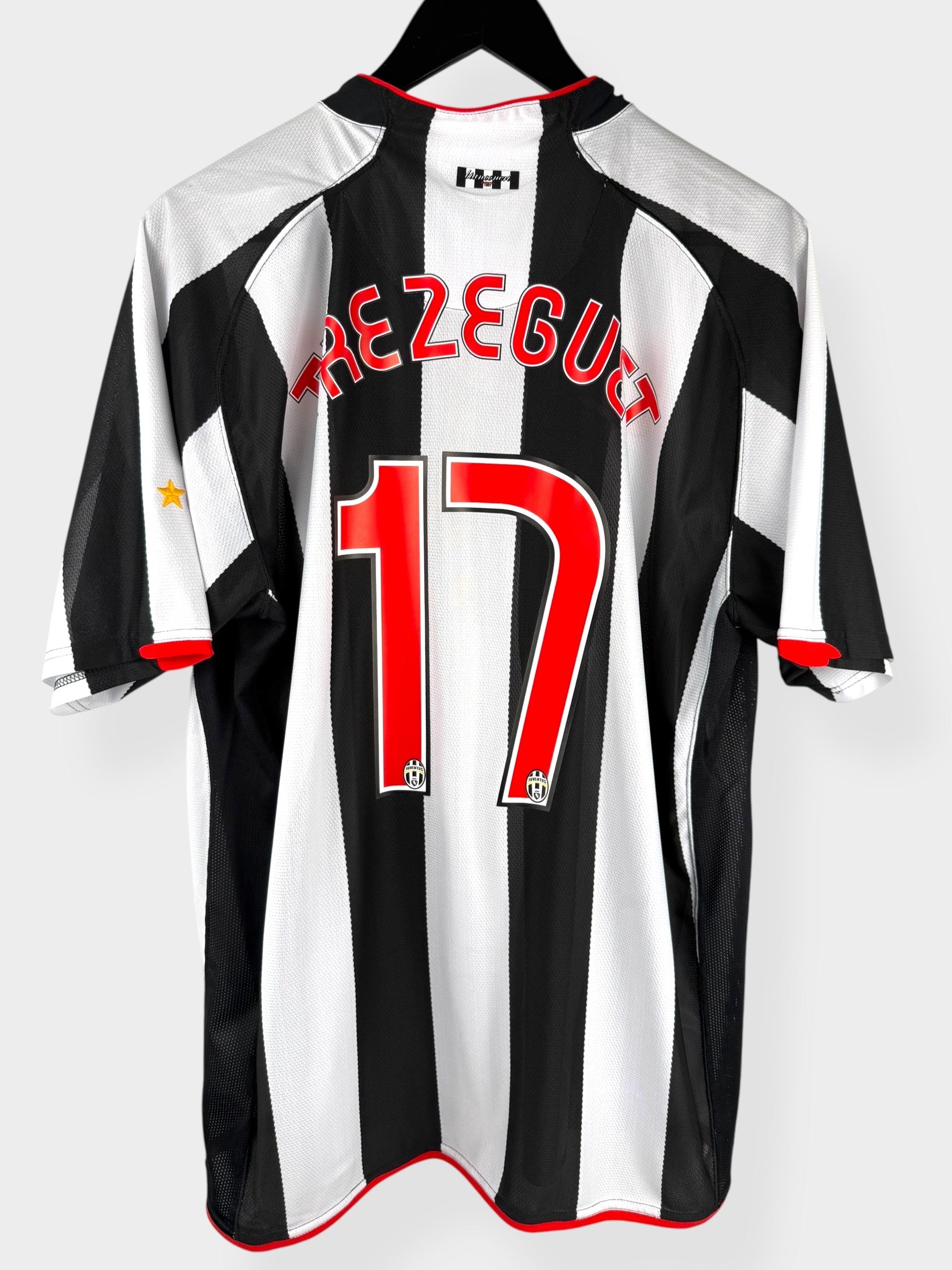 2007-08 JUVENTUS HOME SHIRT TREZEGUET #17 XL